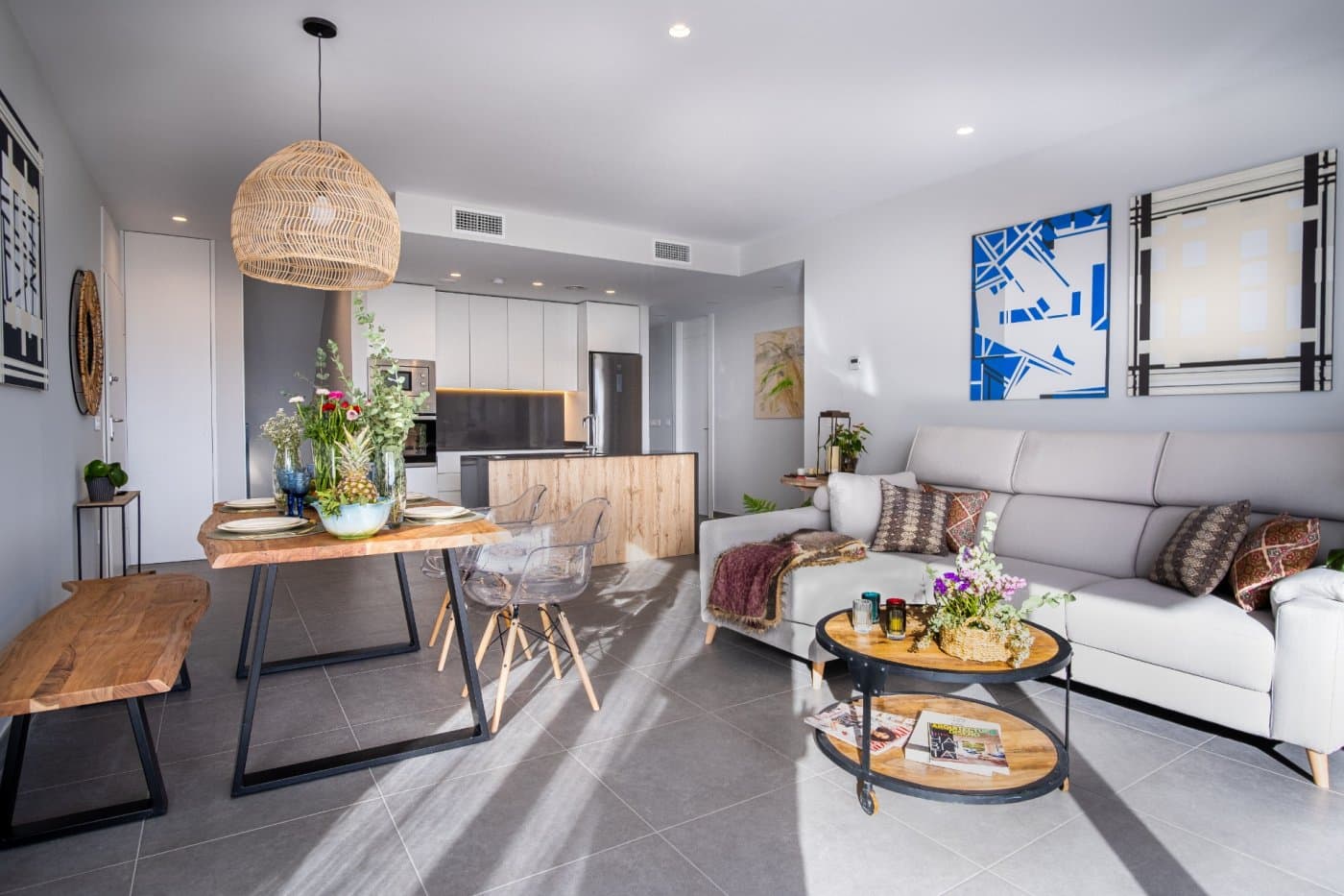 Villa mit 3 Schlafzimmern auf einer Etage in Polop(Alicante) Moderne Villen in privater Ur Vorschau 5