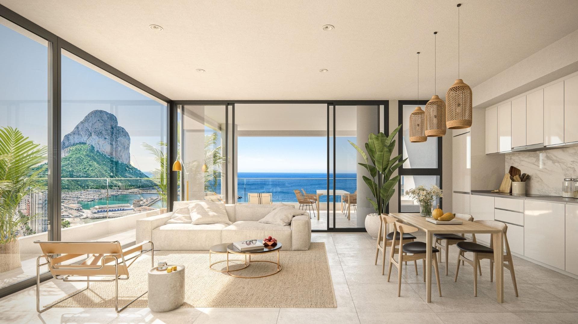 NEU GEBAUTE 3 SCHLAFZIMMER WOHNUNG MIT HERRLICHEM MEERBLICK IN CALPE Neu errichtete Wohnan Vorschau 2