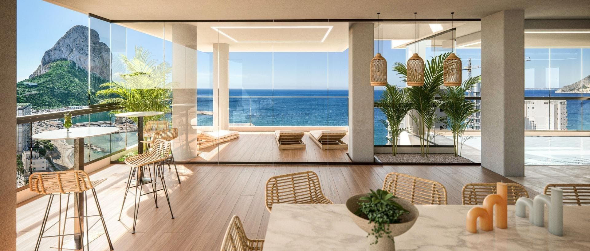 NEU GEBAUTE LUXURIÖSE PENTHOUSES MIT MEERBLICK IN CALPE Neubau Wohnanlage mit 1, 2 und 3 S Vorschau 3
