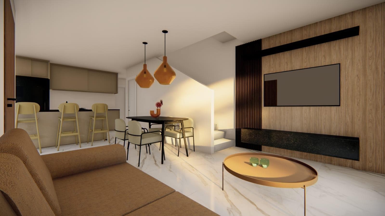 Doppelhaushälfte mit 3 Schlafzimmern und privatem Pool in Daya Nueva Die zweistöckige Vill Vorschau 4