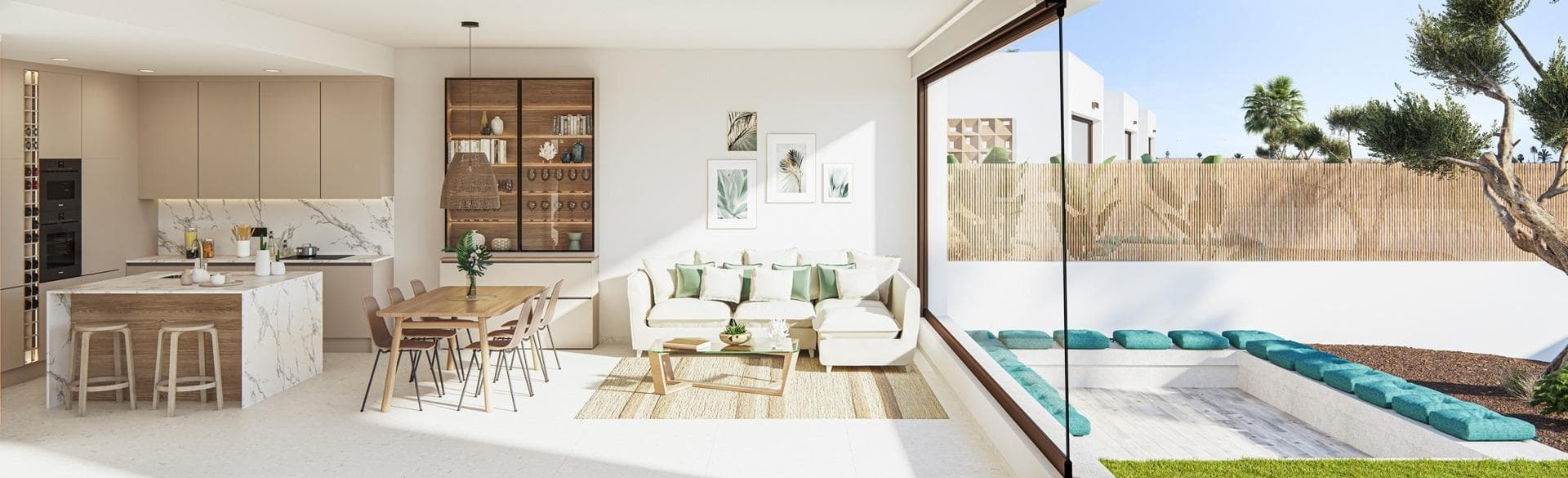 VILLA AUF EINER ETAGE EINES NEUBAUS IN LOS ALCAZARES Die Neubausiedlung besteht aus 32 Apa Vorschau 2