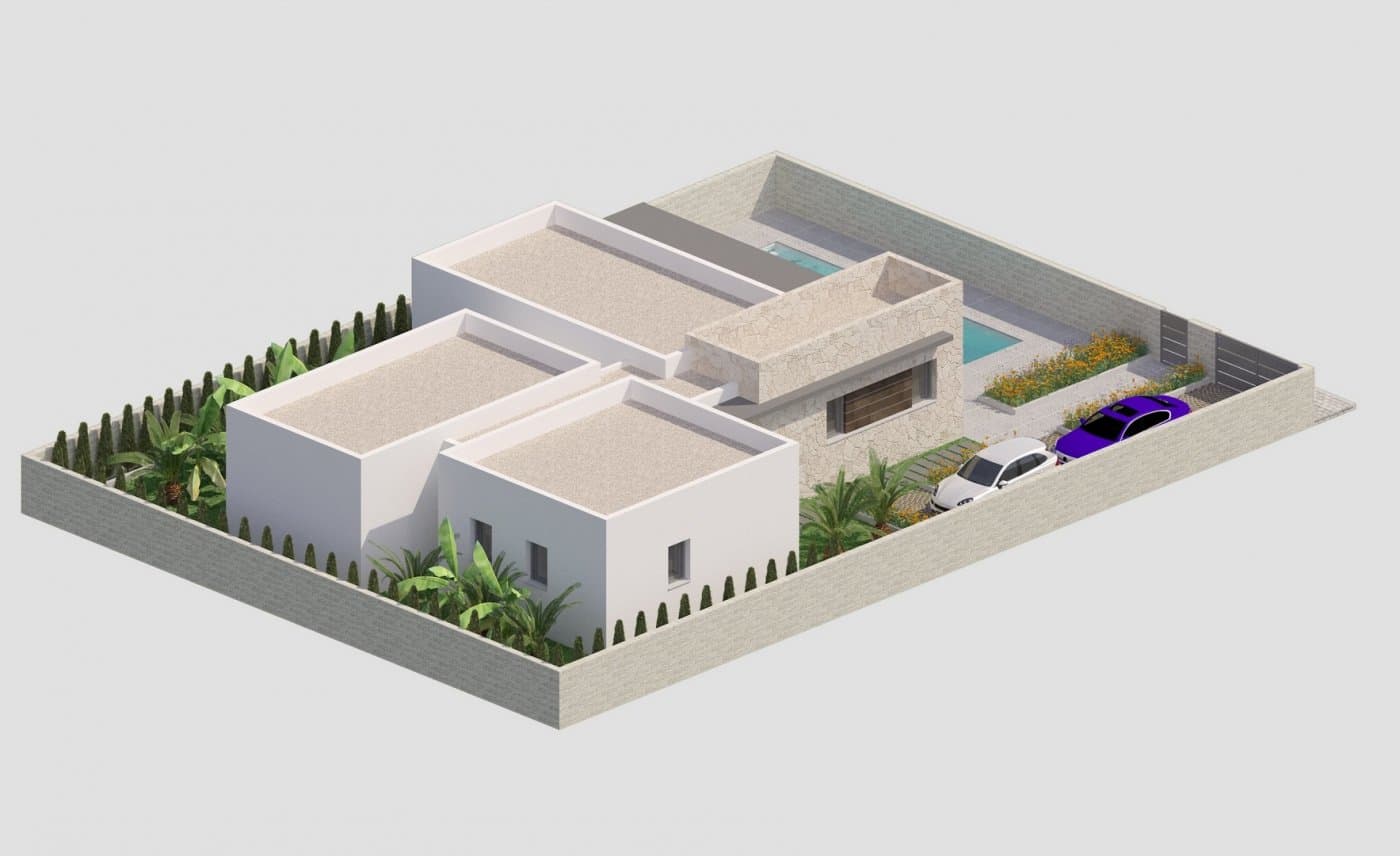 FANTASTISCHE NEU GEBAUTE VILLA MIT 3 SCHLAFZIMMERN AUF EINER EBENE IN BENIJOFAR (ALICANTE) Vorschau 6