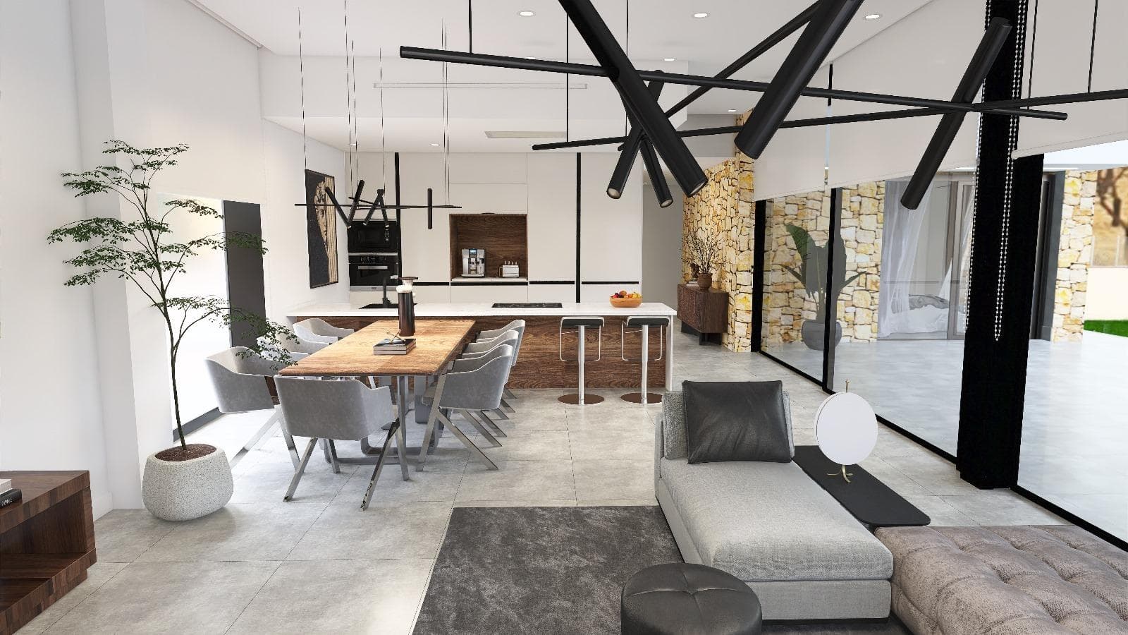 NEUBAU VILLA IM GEBIET PINOSO (ALICANTE) Villa auf einer Etage mit 2 Schlafzimmern und 2 B Vorschau 3