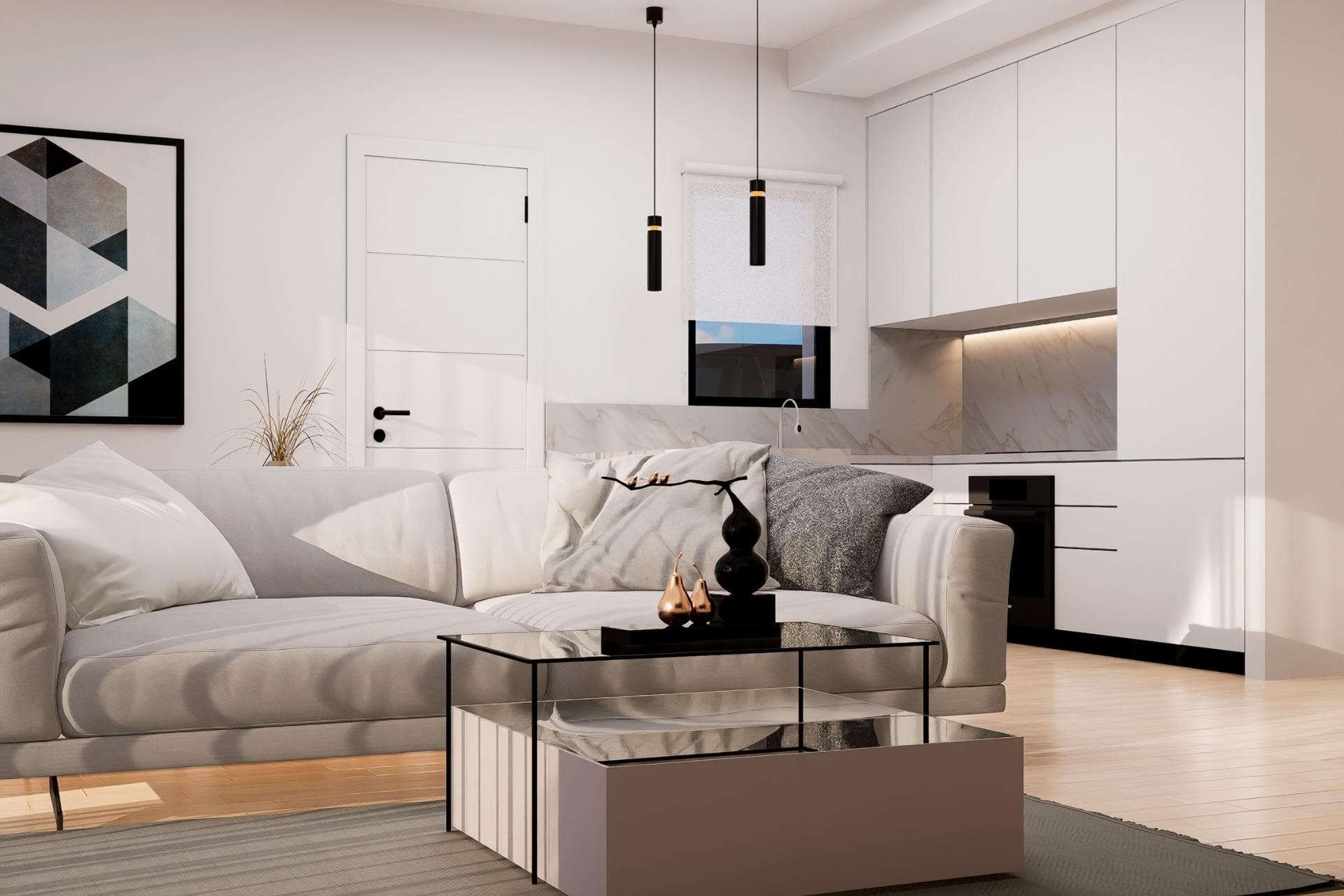 NEUBAU HALB-FREISTEHENDE VILLA MIT 3 SCHLAFZIMMERN UND PRIVATEM POOL IN LA ZENIA(ORIHUELA  Vorschau 5