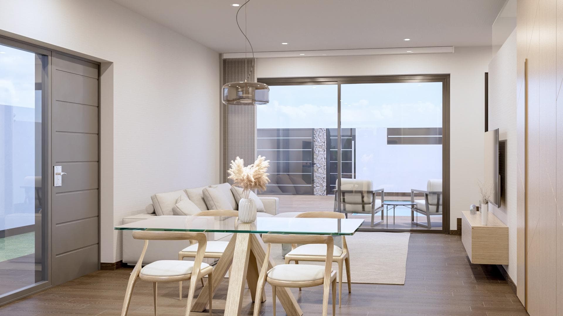 Villa zum Verkauf mit privatem Pool in San Pedro del Pinatar Überblick über atemberaubende Vorschau 2