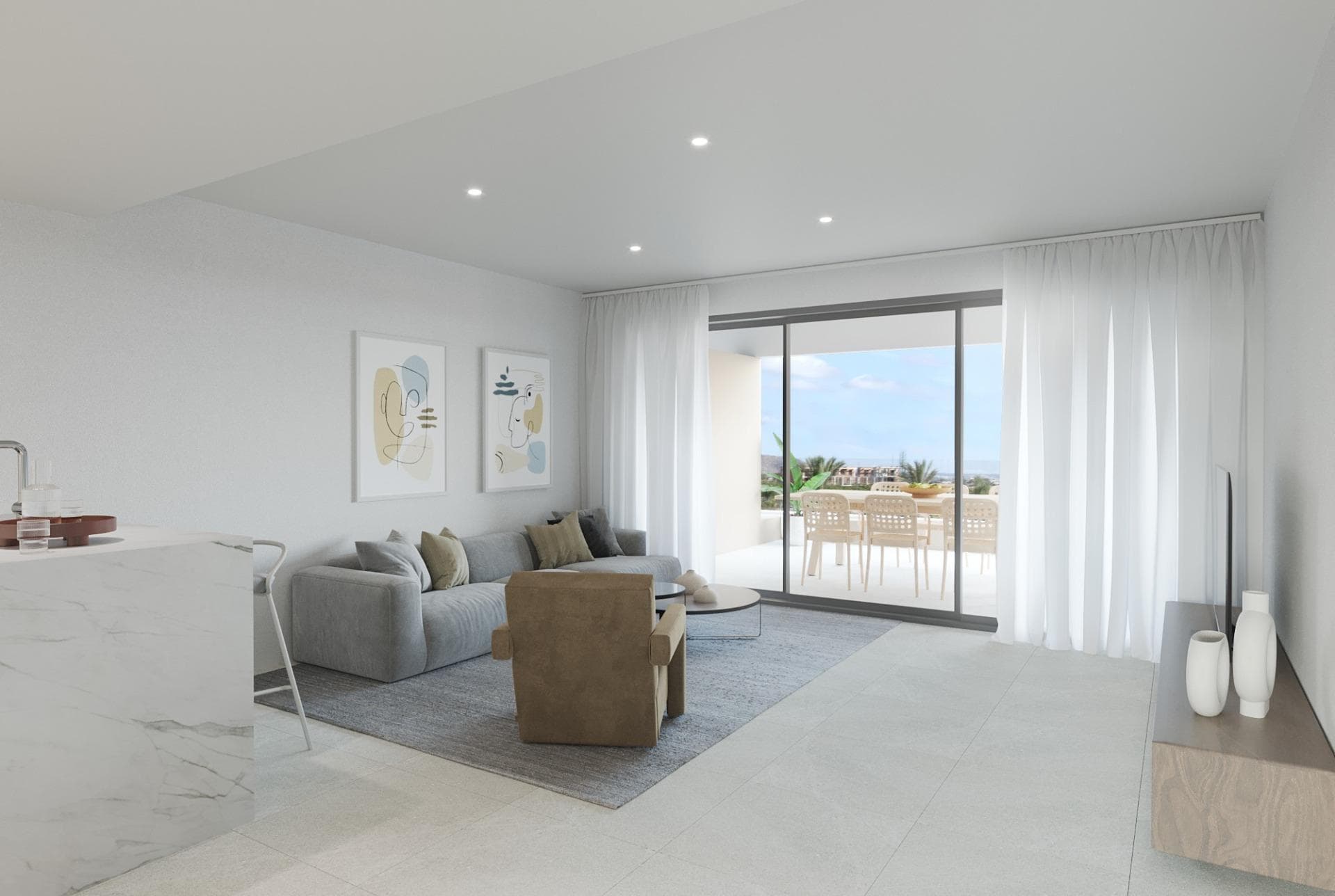 Penthouse mit 3 Schlafzimmern in einer exklusiven Anlage in der Nähe des Mar Menor Strande Vorschau 2