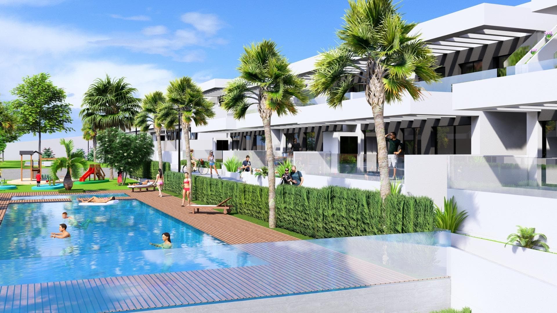 Erdgeschosswohnung zu verkaufen in Golf Resot in Algorfa Luxuriöse Wohnanlage im Herzen ei