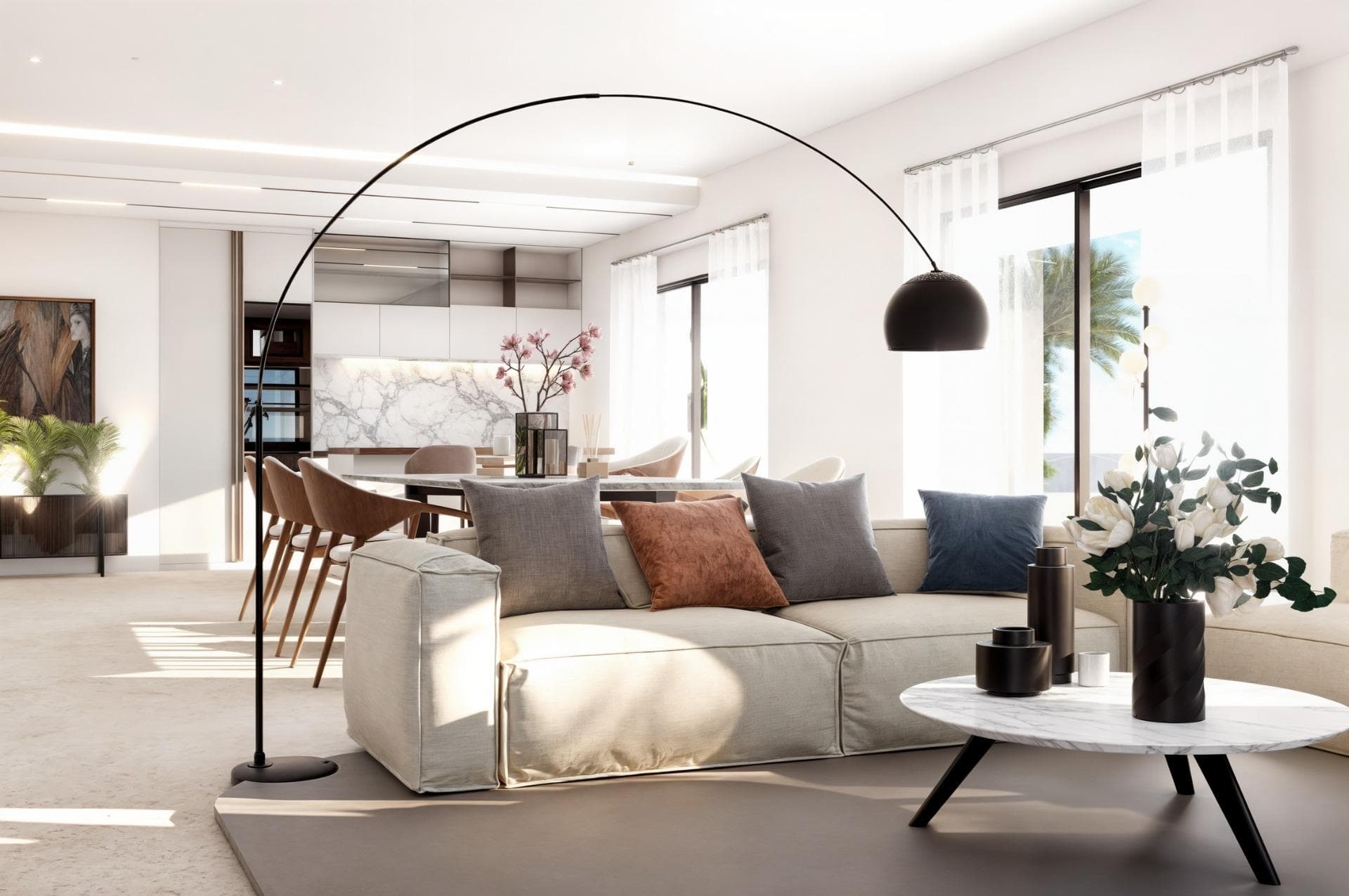 Neubau einer 3-Schlafzimmer-Villa mit Meerblick in Finestrat-Benidorm Exklusive Wohnanlage Vorschau 6