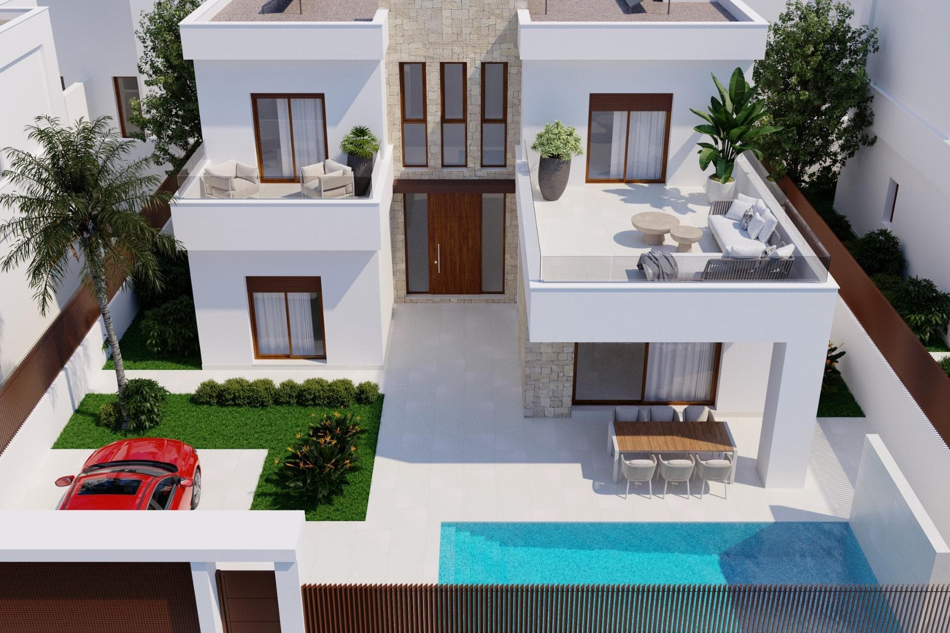 Neu gebaute Villa mit 4 Schlafzimmern im Golf Resort, Orihuela, Spanien Vorschau 4