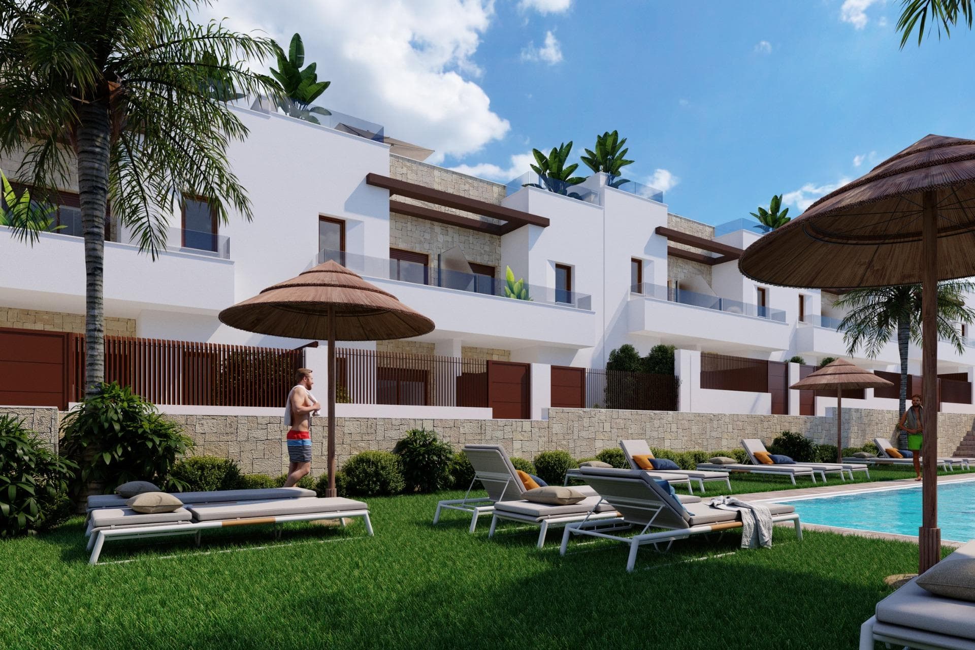 Neubau eines Stadthauses mit 3 Schlafzimmern im Golf Resort, Orihuela Exklusive Wohnanlage Vorschau 2
