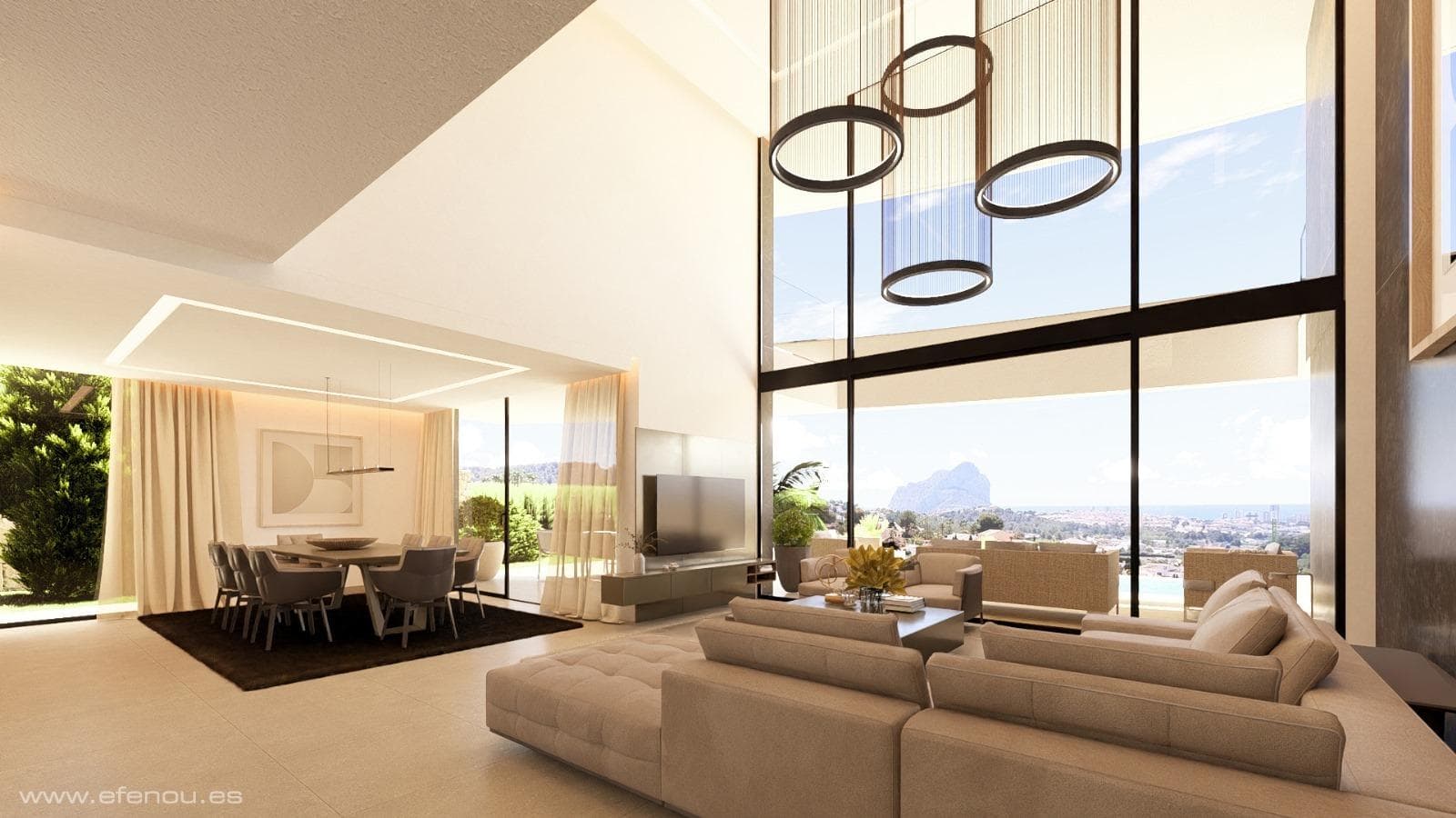 Luxuriöse Villa mit 4 Schlafzimmern und Meerblick in Calpe zu verkaufen Erstklassige Lage  Vorschau 2