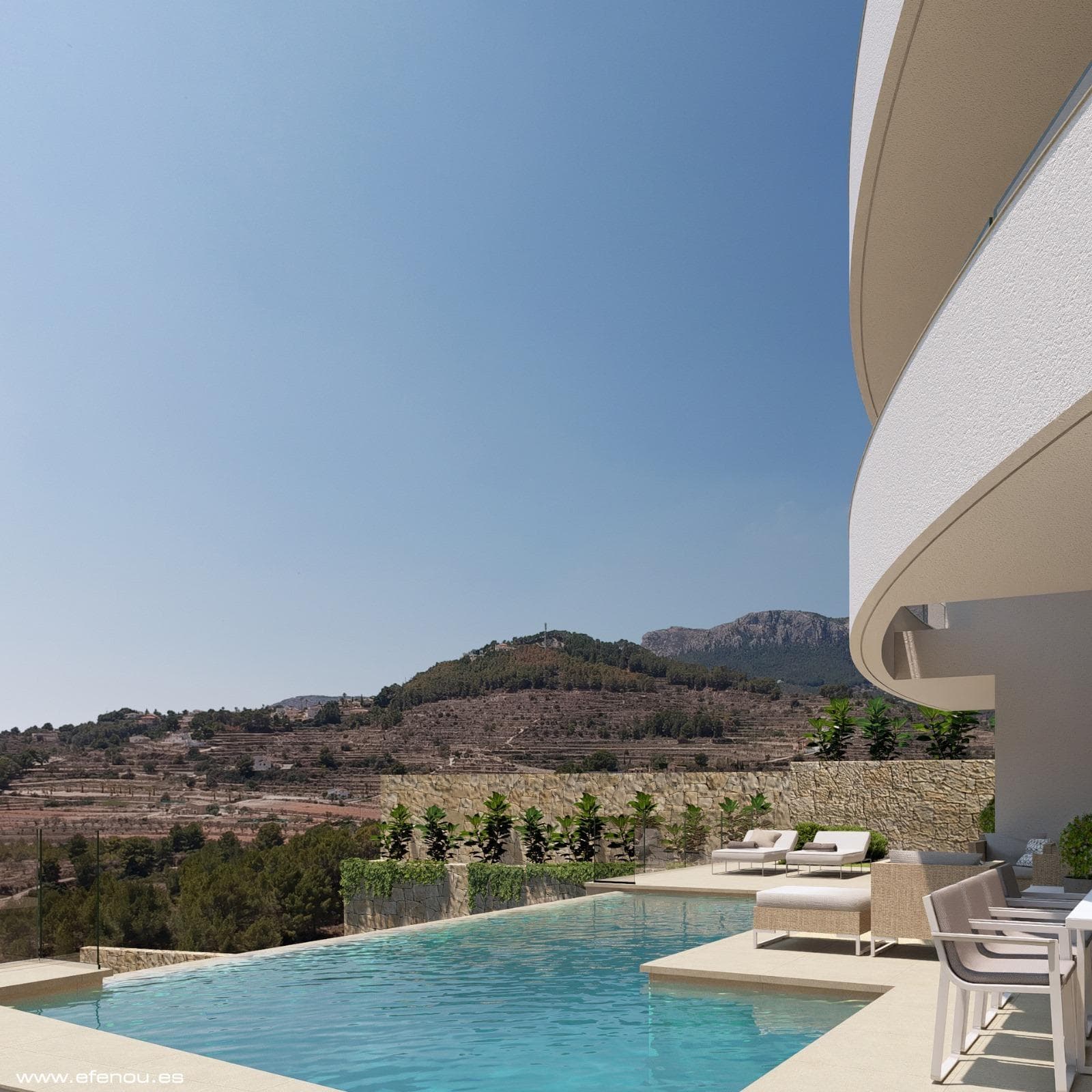Luxuriöse Villa mit 4 Schlafzimmern und Meerblick in Calpe zu verkaufen Erstklassige Lage  Vorschau 4