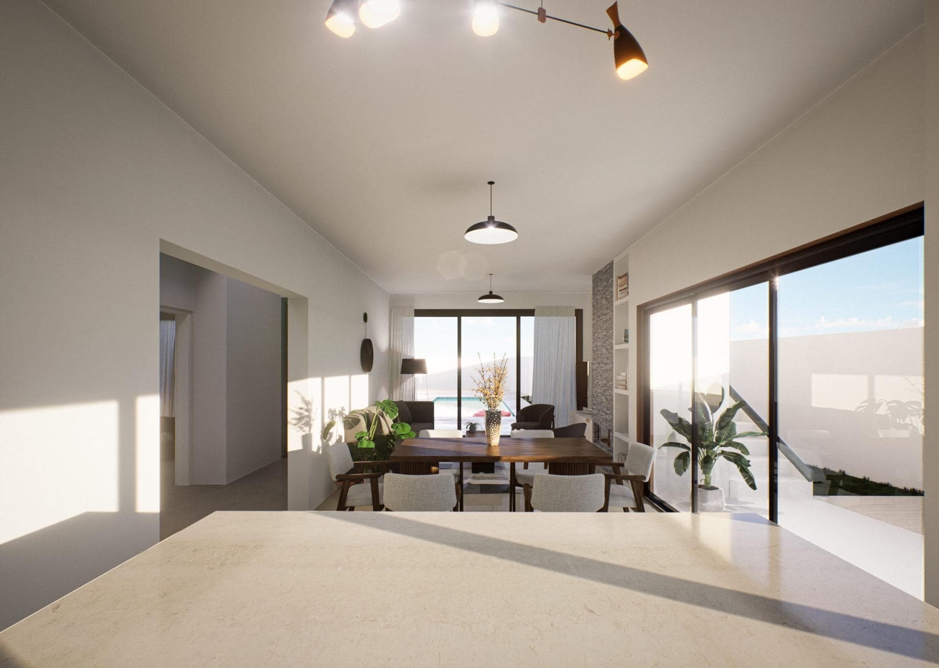 Villa im Ibiza-Stil mit 3 Schlafzimmern auf einer Ebene zu verkaufen in Fortuna(Murcia) Ex Vorschau 3