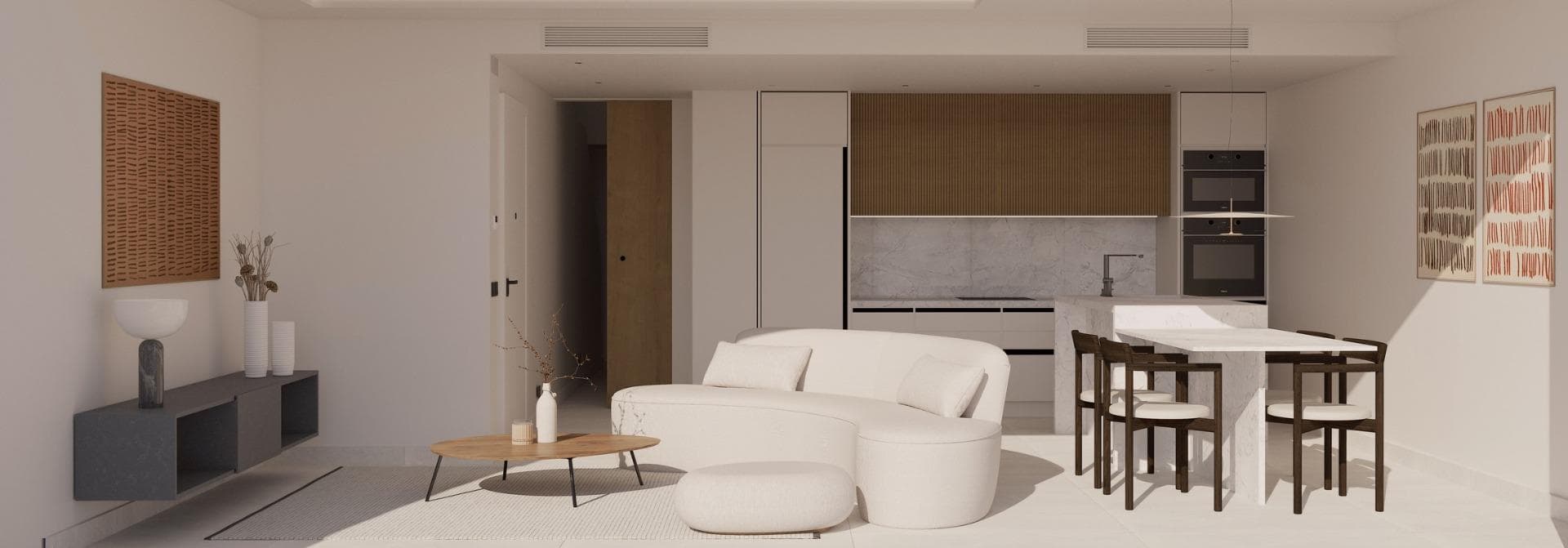 Dachgeschoss 2-Zimmer-Wohnung nur 300m vom Strand entfernt und mit Meerblick in La Mata, T Vorschau 2