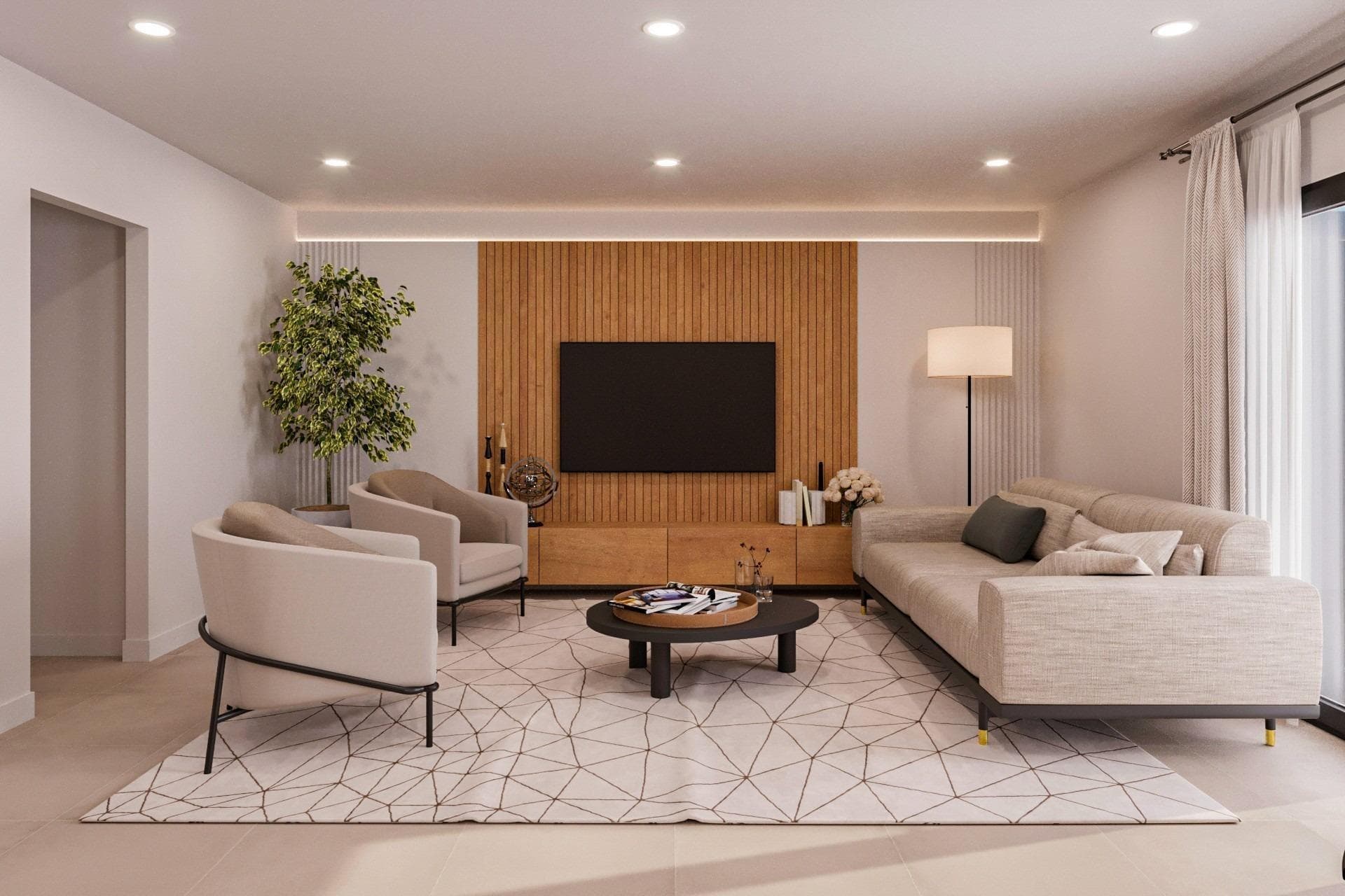 Doppelhaushälfte mit 3 Schlafzimmern und privatem Schwimmbad in Fuente Álamo, Murcia Diese Vorschau 2