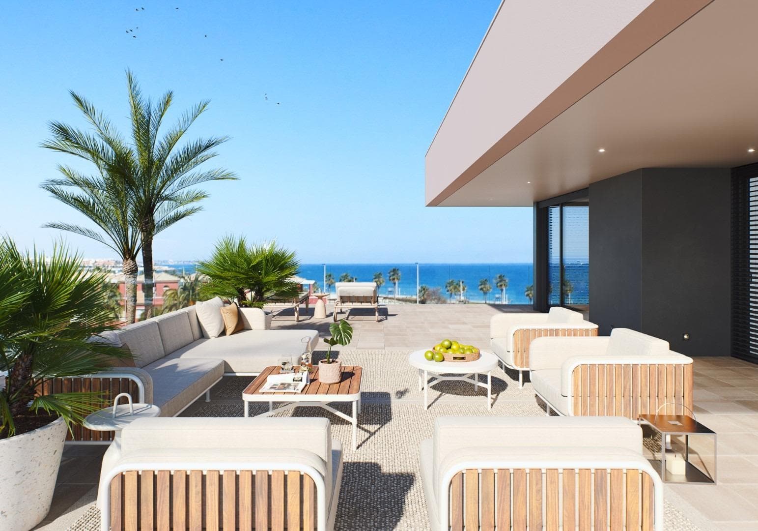 5-Schlafzimmer-Villa nur 100m vom Strand in Torre de la Horadada