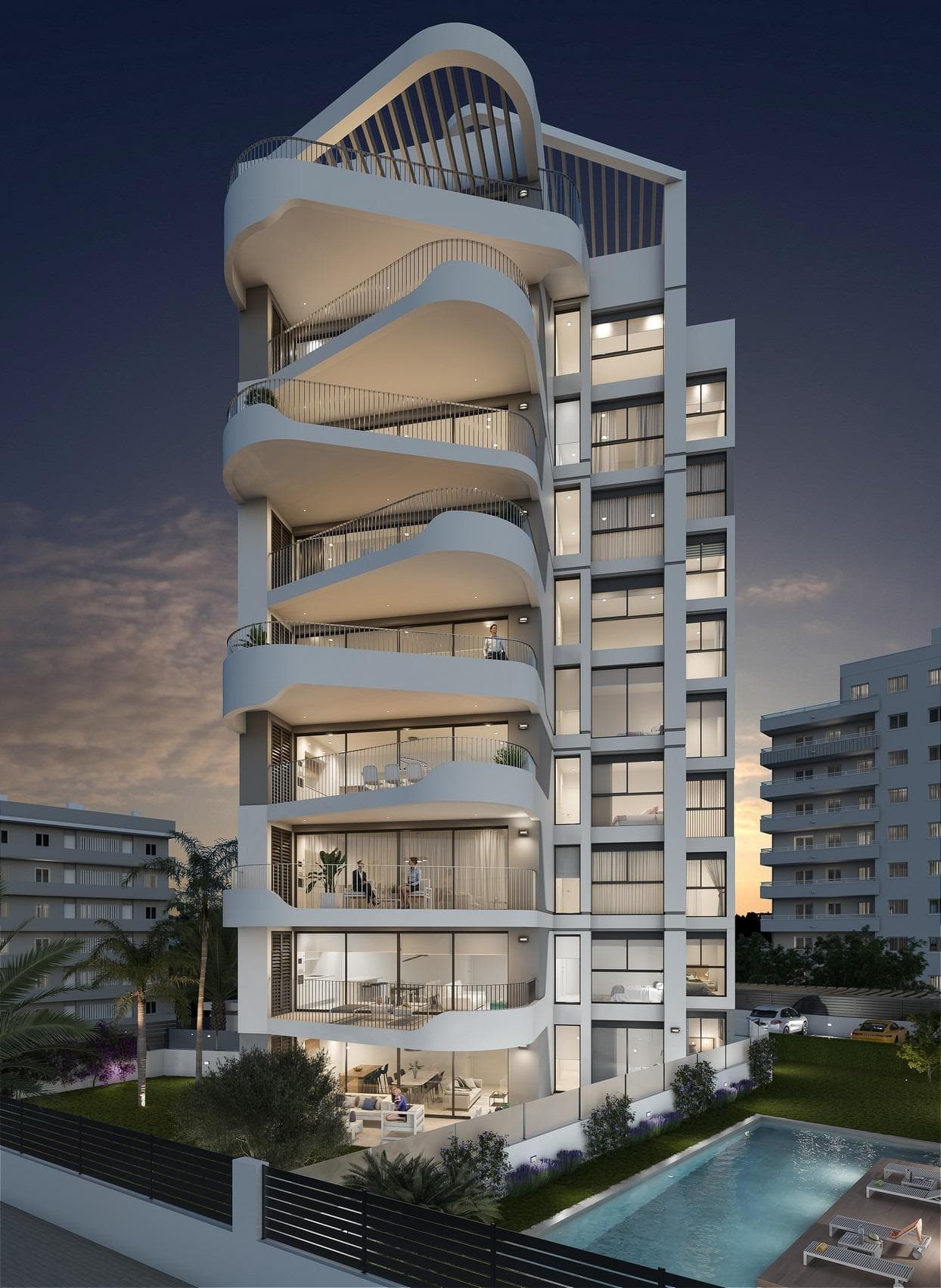 3-Zimmer-Wohnung zu verkaufen mit Flussblick in Guardamar del Segura Exklusive Wohnanlage 