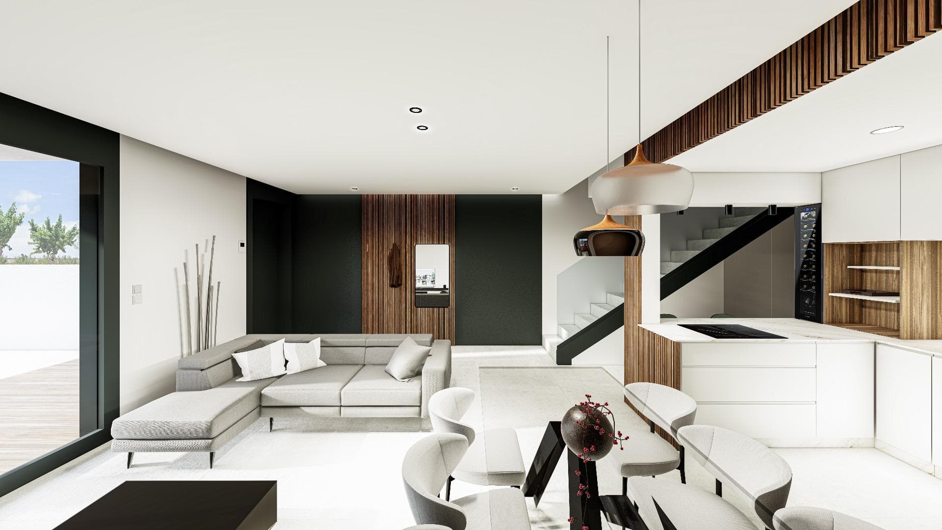 Nachhaltige stadthäuser zimmer 3 zu verkaufen an Pilar de la Horadada Moderne Häuser mit T Vorschau 3