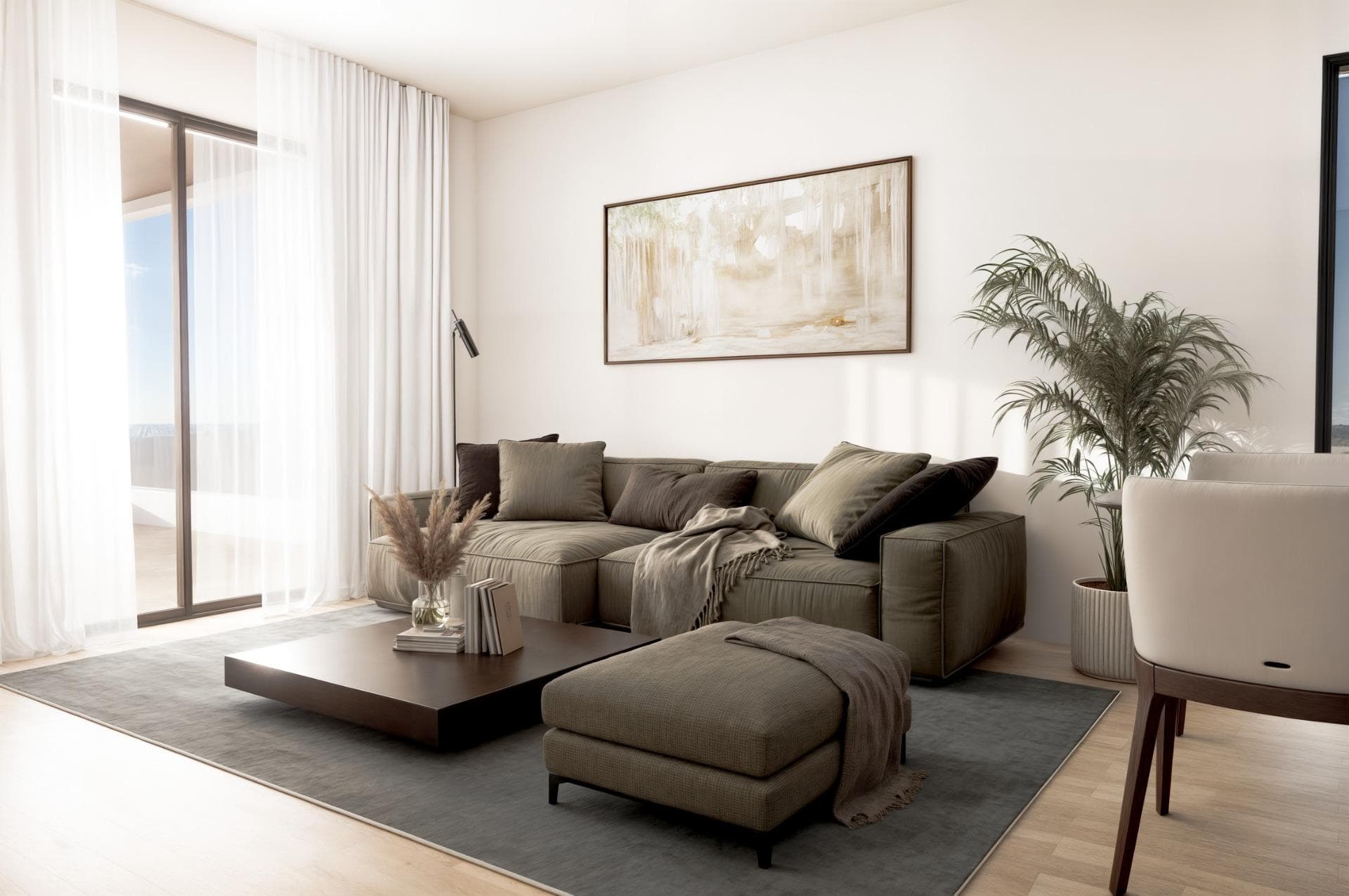 Exklusive 2-Zimmer-Wohnung in einer Wohnanlage mit Meerblick, in Finestrat Erstklassige La Vorschau 4