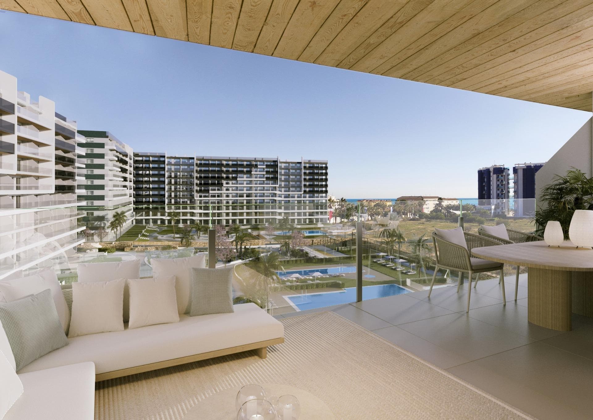 3-Zimmer-Wohnung zum Verkauf in Punta Prima in Meeresnähe (Torrevieja) Exklusive, neu erba