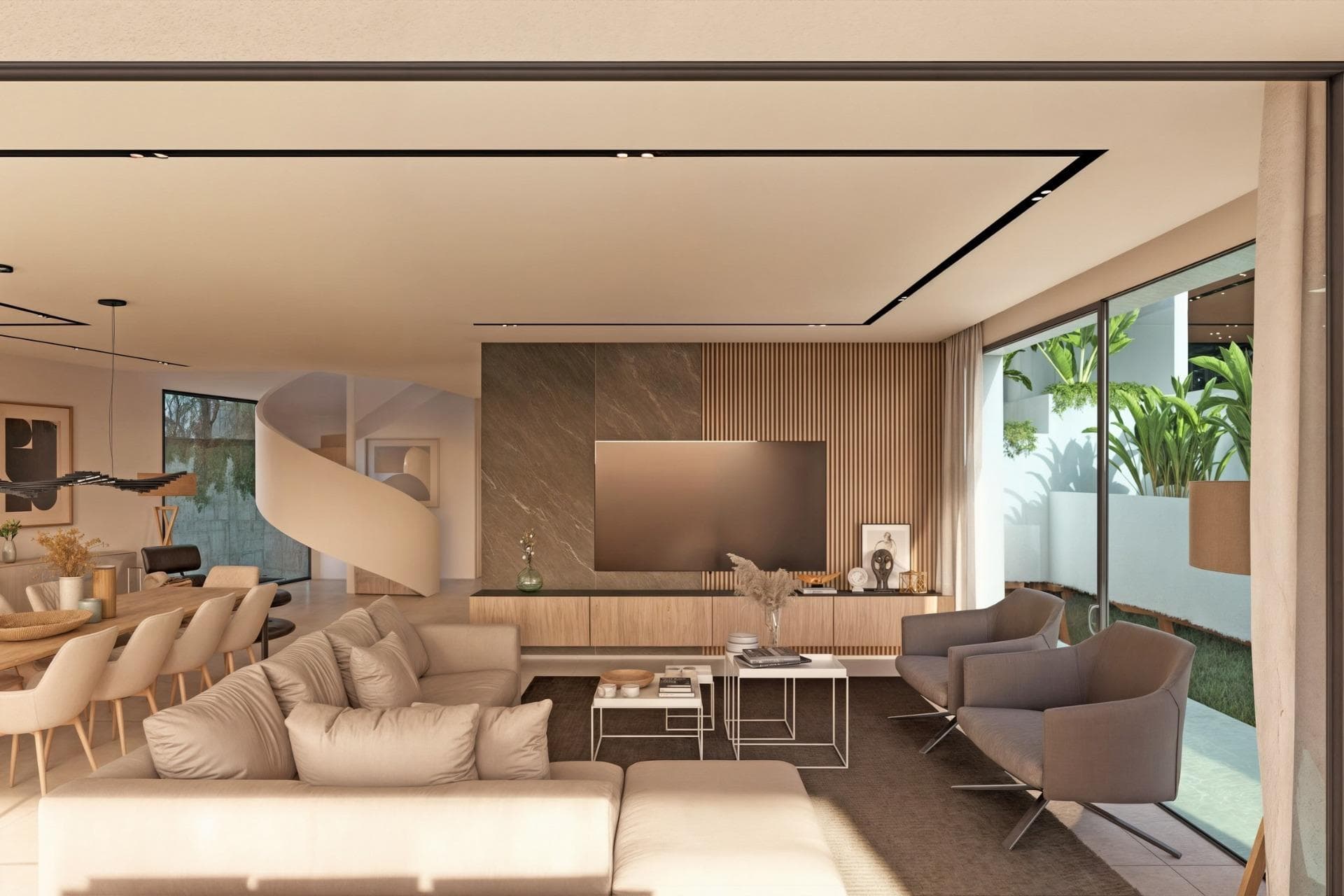 Luxuriöse Villa mit 4 Schlafzimmern, privatem Pool und Meerblick in Moraira Erstklassige L Vorschau 3