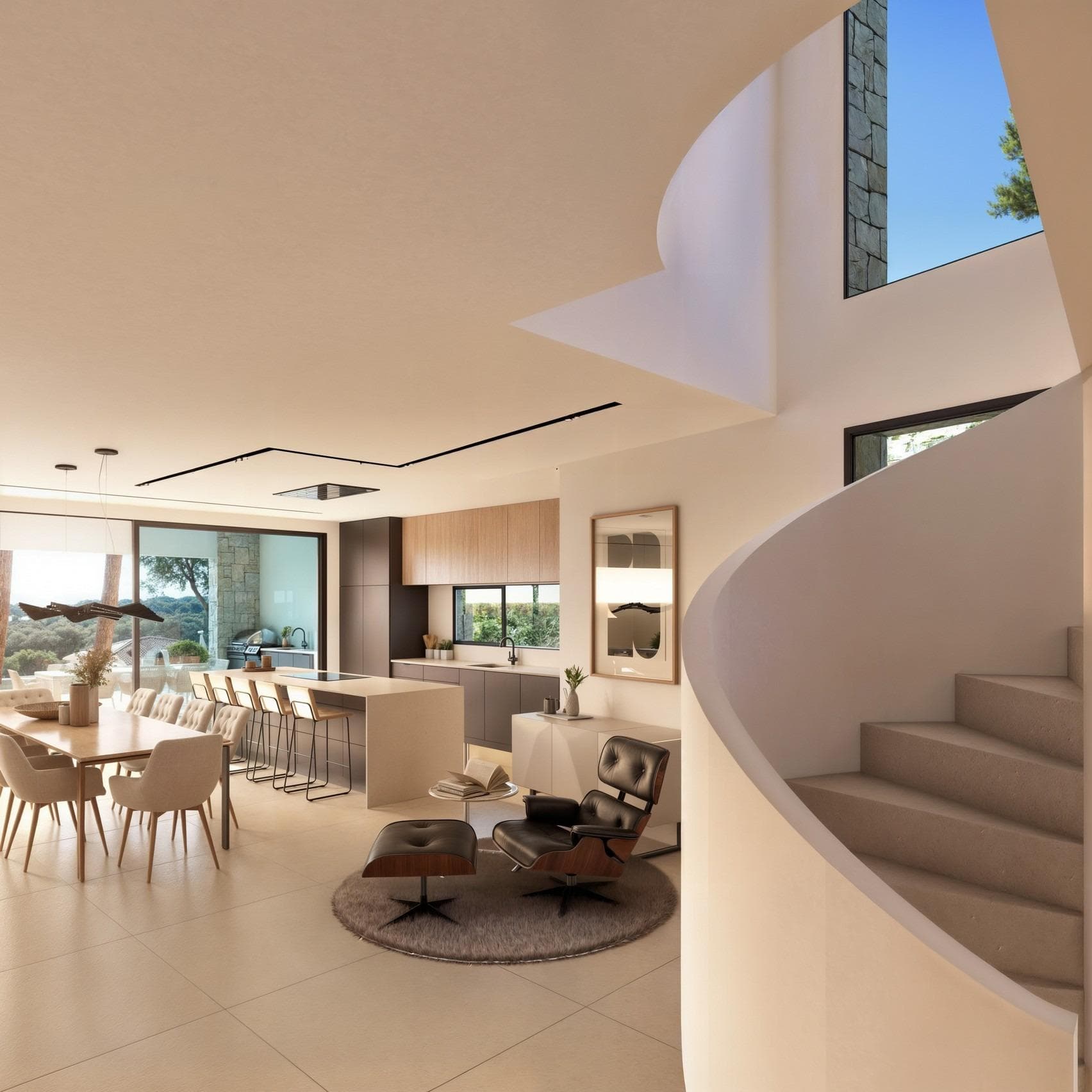 Luxuriöse Villa mit 4 Schlafzimmern, privatem Pool und Meerblick in Moraira Erstklassige L Vorschau 6