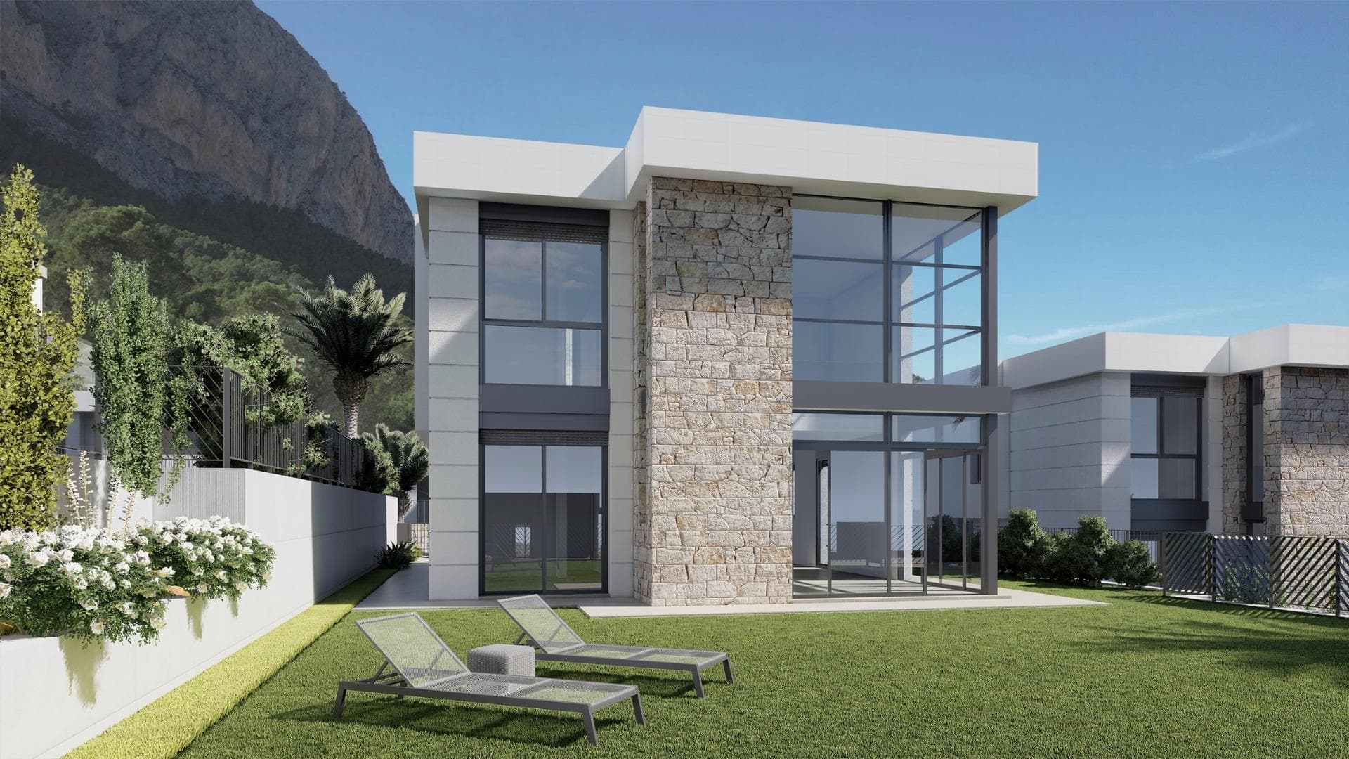 4-Zimmer-Villa in Polop, Alicante, zu verkaufen Modernes Wohnen inmitten der Natur