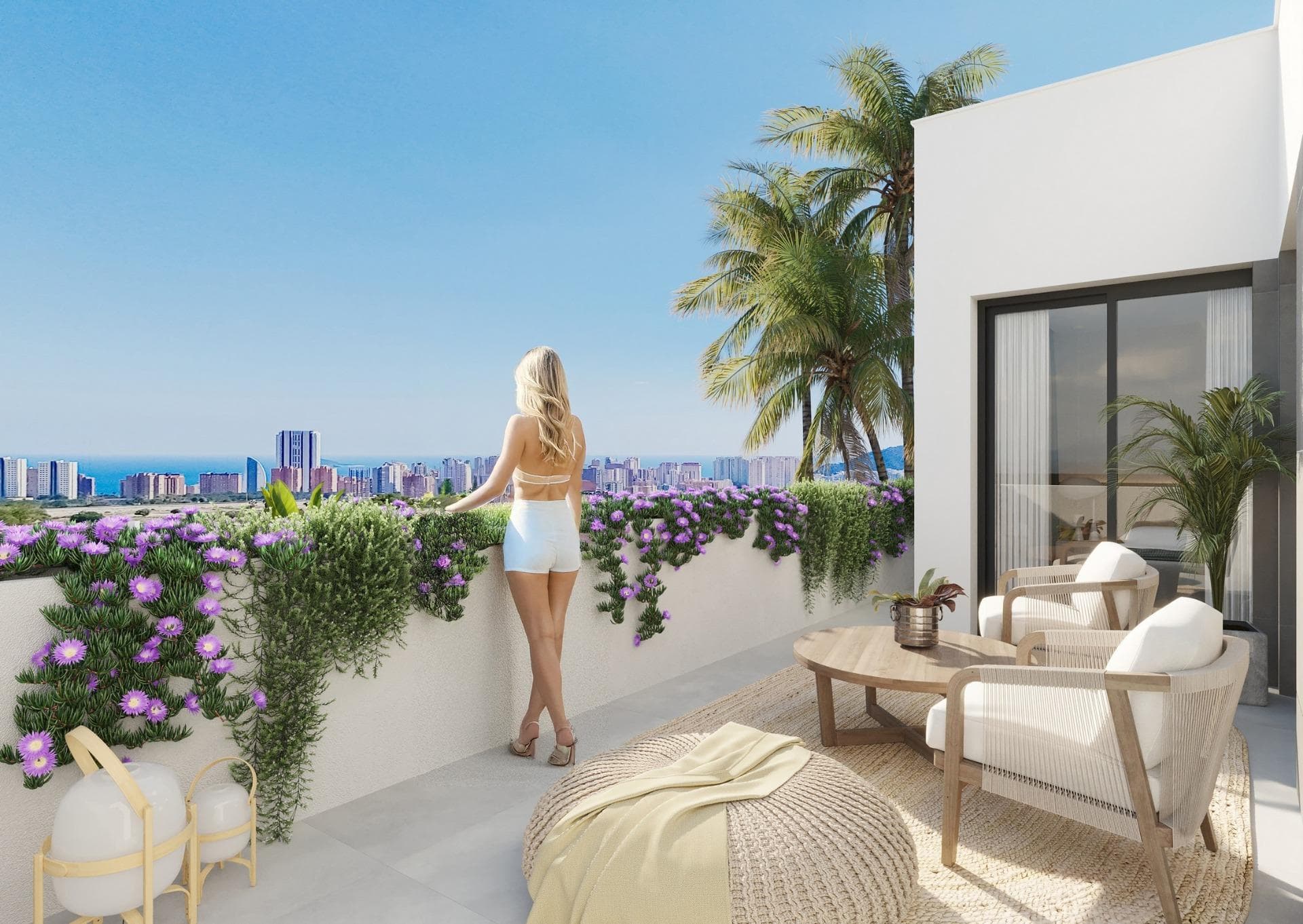 Villa mit 3 Schlafzimmern und Meer- und Bergblick in Finestrat zu verkaufen Vorschau 2