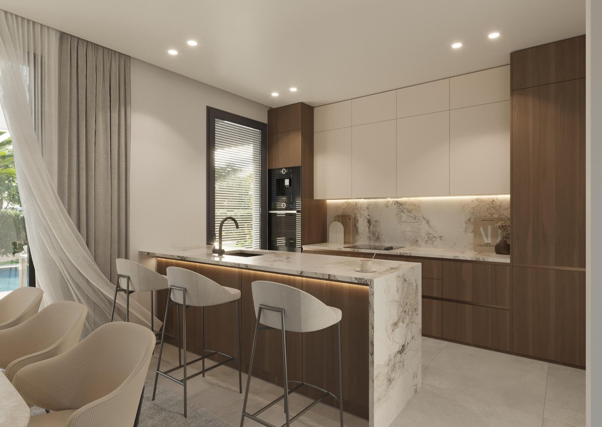 Villa mit 5 Schlafzimmern, privatem Pool und Keller in Finestrat zu verkaufen Das Haus bef Vorschau 6