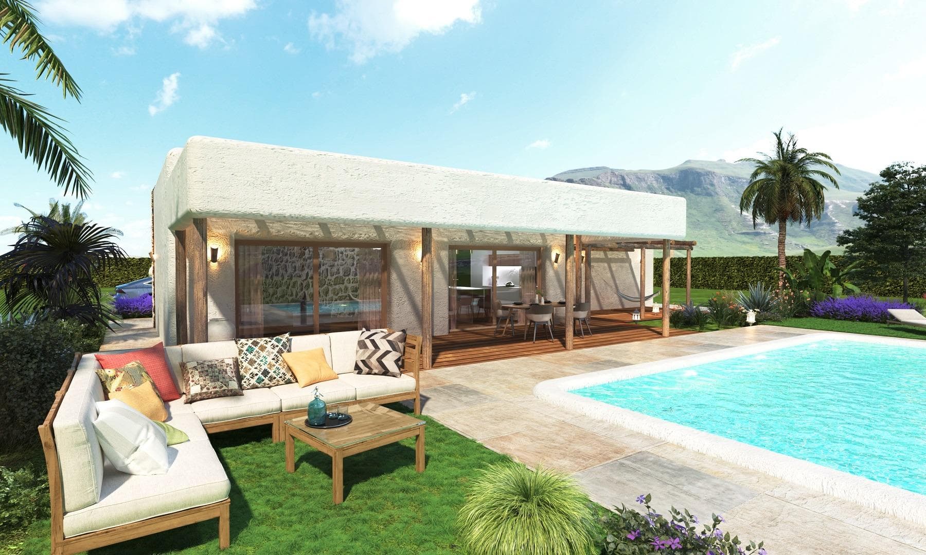 Villa mit 3 Schlafzimmern und privatem Pool in Pinoso, Alicante Diese neu gebaute Immobili Vorschau 3