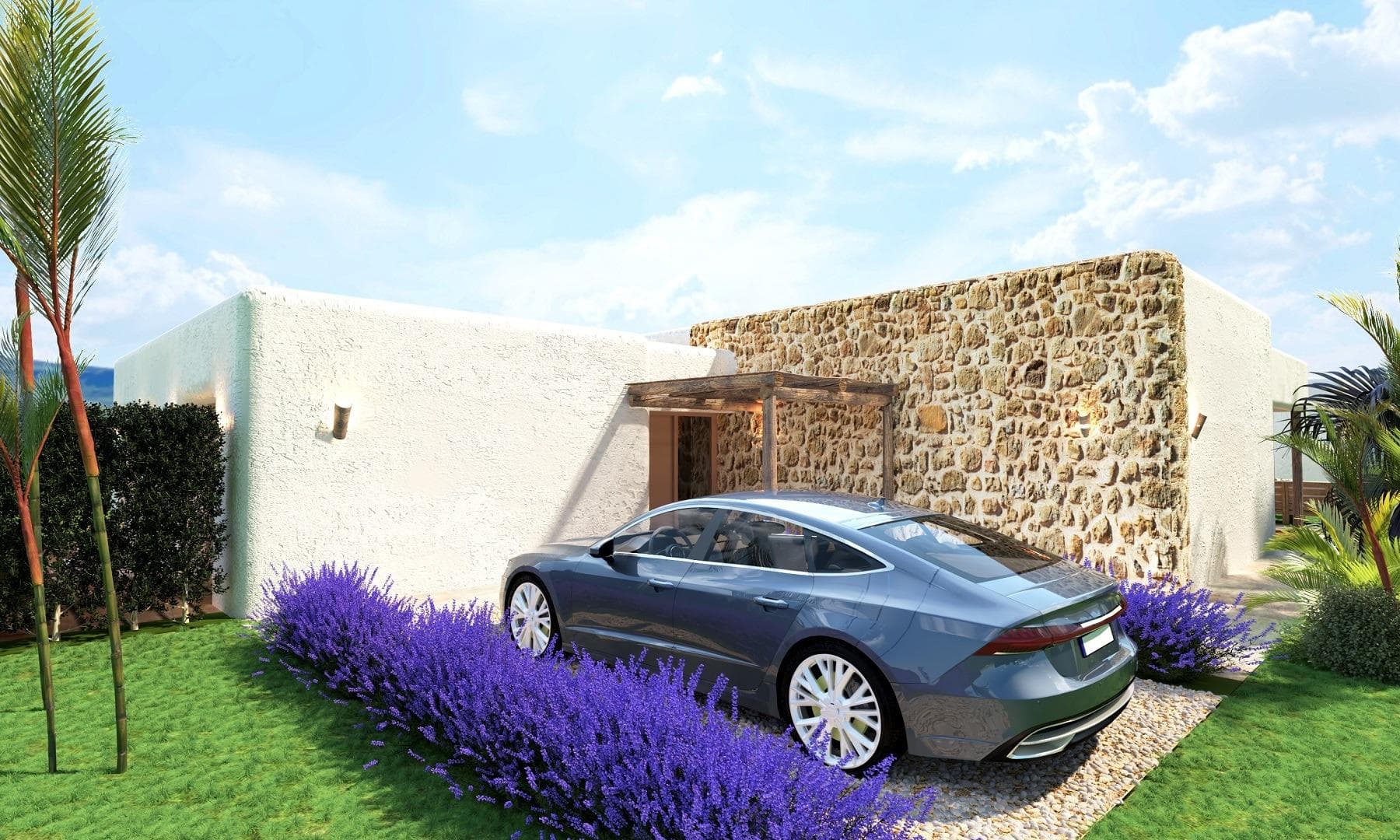 Villa im Ibiza-Stil mit 4 Schlafzimmern und privatem Pool in Pinoso, Alicante Diese neu ge Vorschau 5