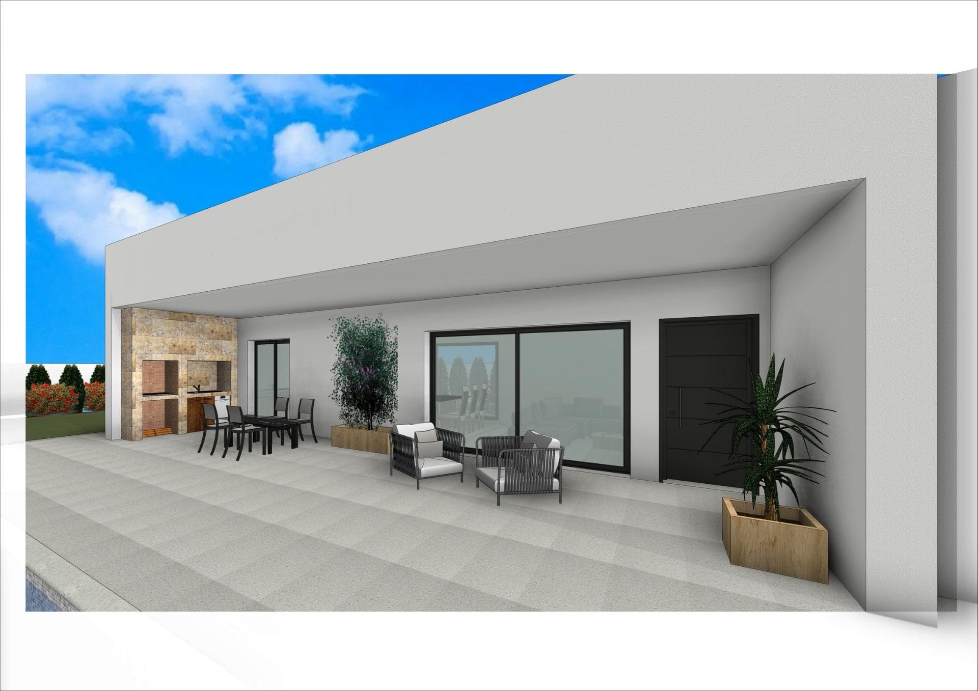 Moderne Villa mit 3 Schlafzimmern und privatem Pool zum Verkauf in Aspe (Alicante) Dieses  Vorschau 2