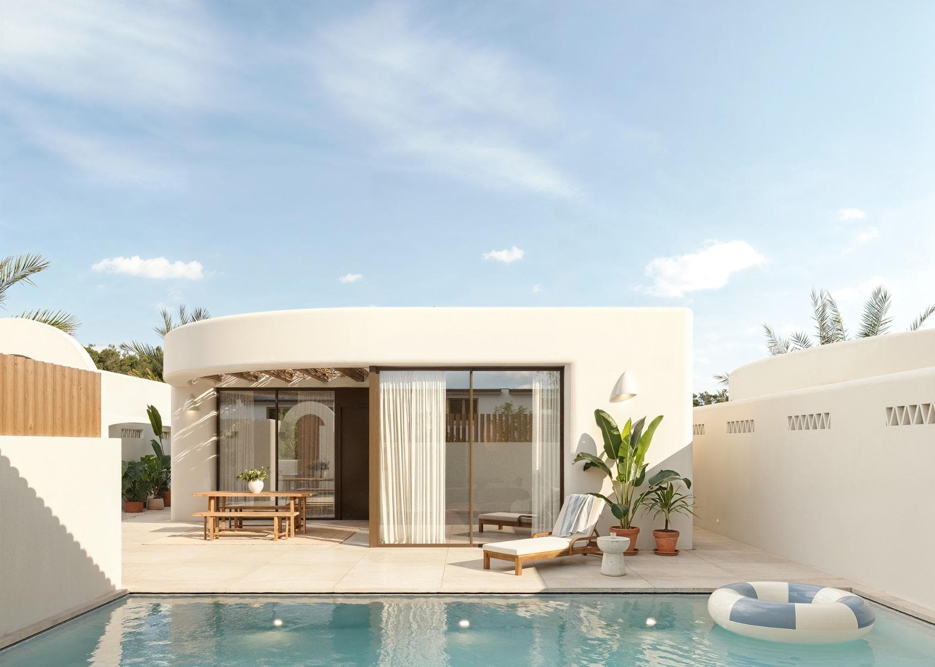 Ibiza-Stil Villa mit 4 Schlafzimmern und privatem Pool in La Finca Golf (Algorfa) Exklusiv