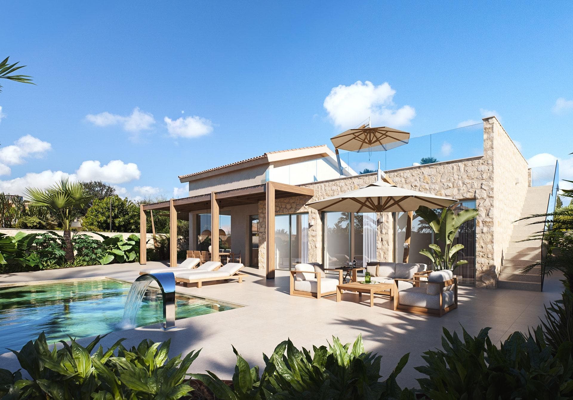 Villa mit 3 Schlafzimmern, nur 150 Meter vom Strand entfernt, in Cabo de Palos, Costa Cáli