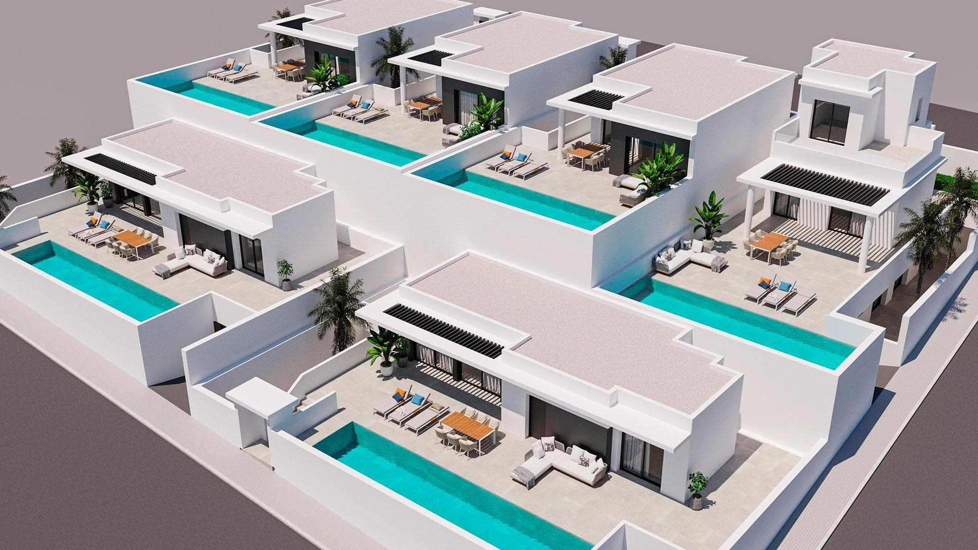 Villa mit 4 Schlafzimmern und privatem Pool in Ciudad Quesada, Alicante Modernes Design un Vorschau 3