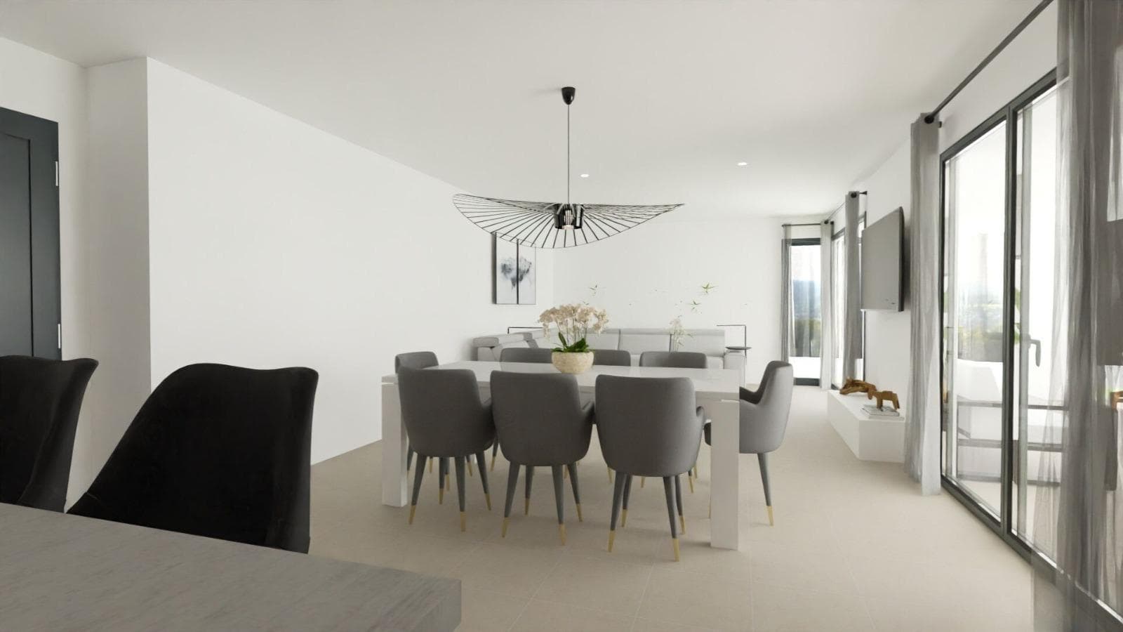 3-Zimmer-Villa auf einer Etage mit privatem Pool in Monforte del Cid (Alicante) zu verkauf Vorschau 4