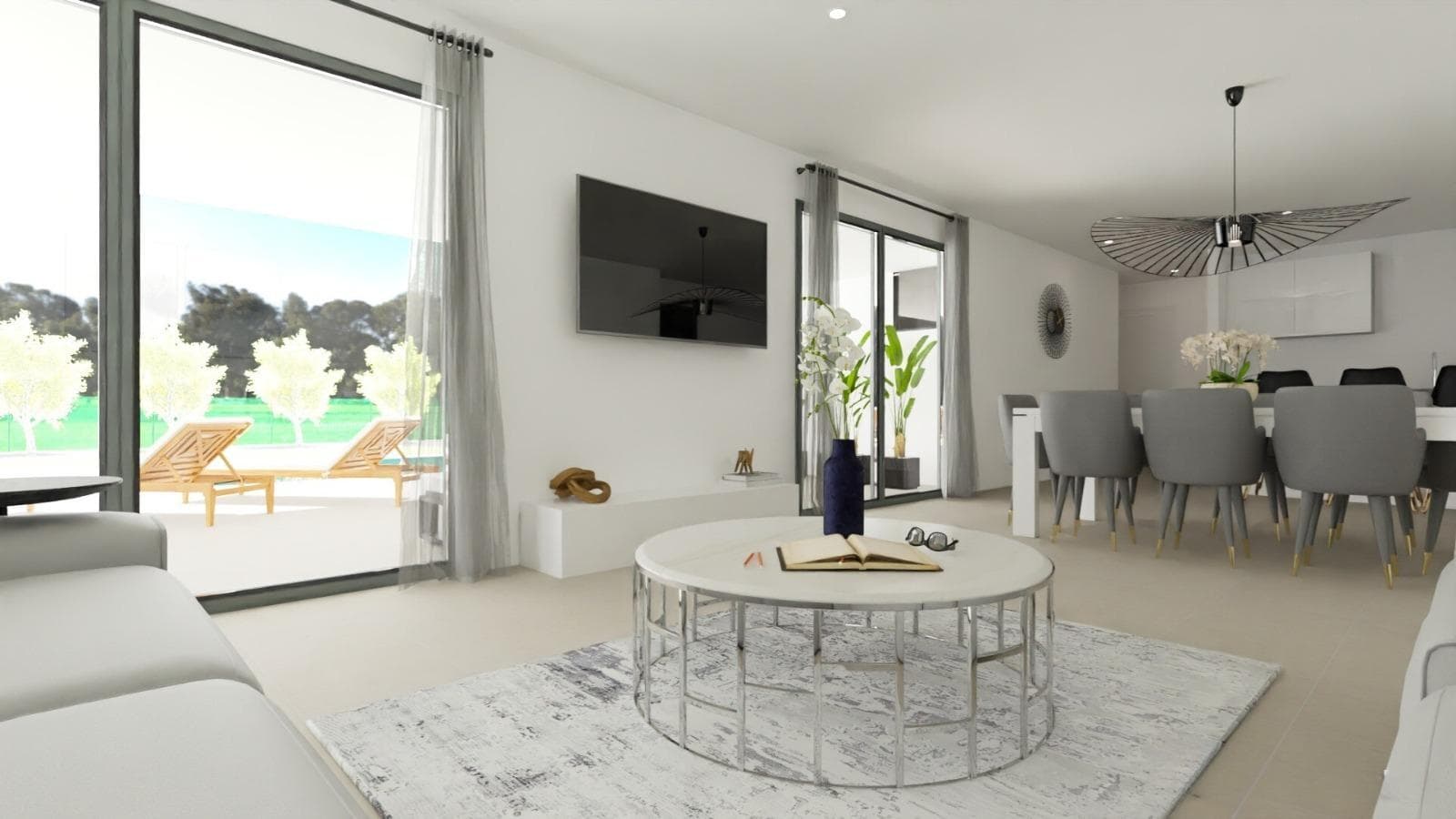 3-Zimmer-Villa auf einer Etage mit privatem Pool in Monforte del Cid (Alicante) zu verkauf Vorschau 5