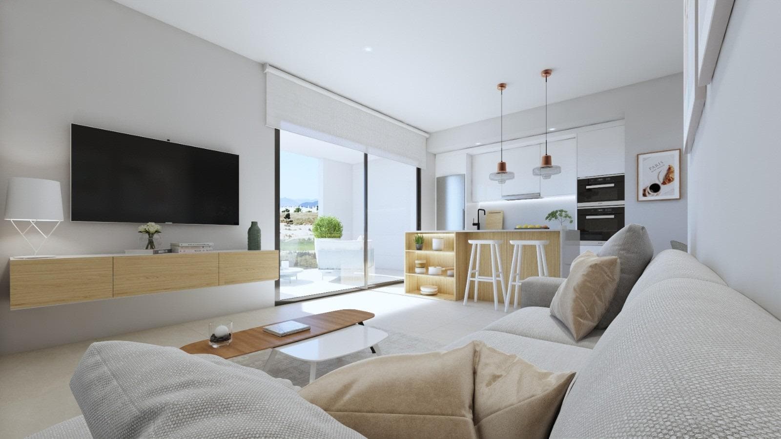 2-Schlafzimmer-Apartment zum Verkauf am Golfplatz von Condado de Alhama Die Wohnung besteh Vorschau 3