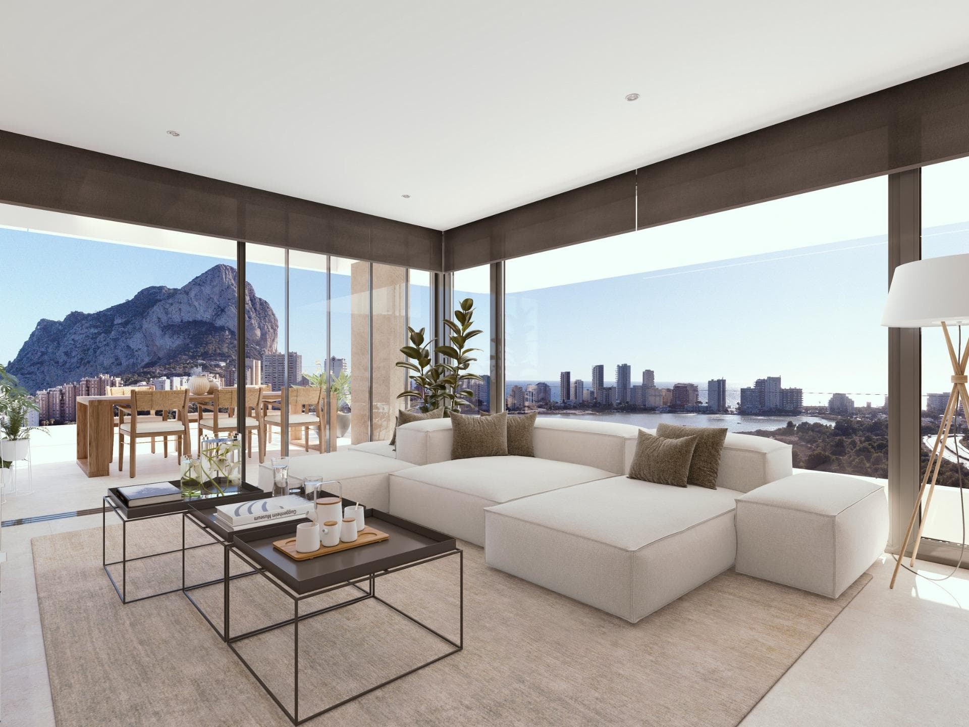 Luxus-Neubauapartment mit 3 Schlafzimmern und Meerblick zum Verkauf in Calpe, Costa Blanca Vorschau 5