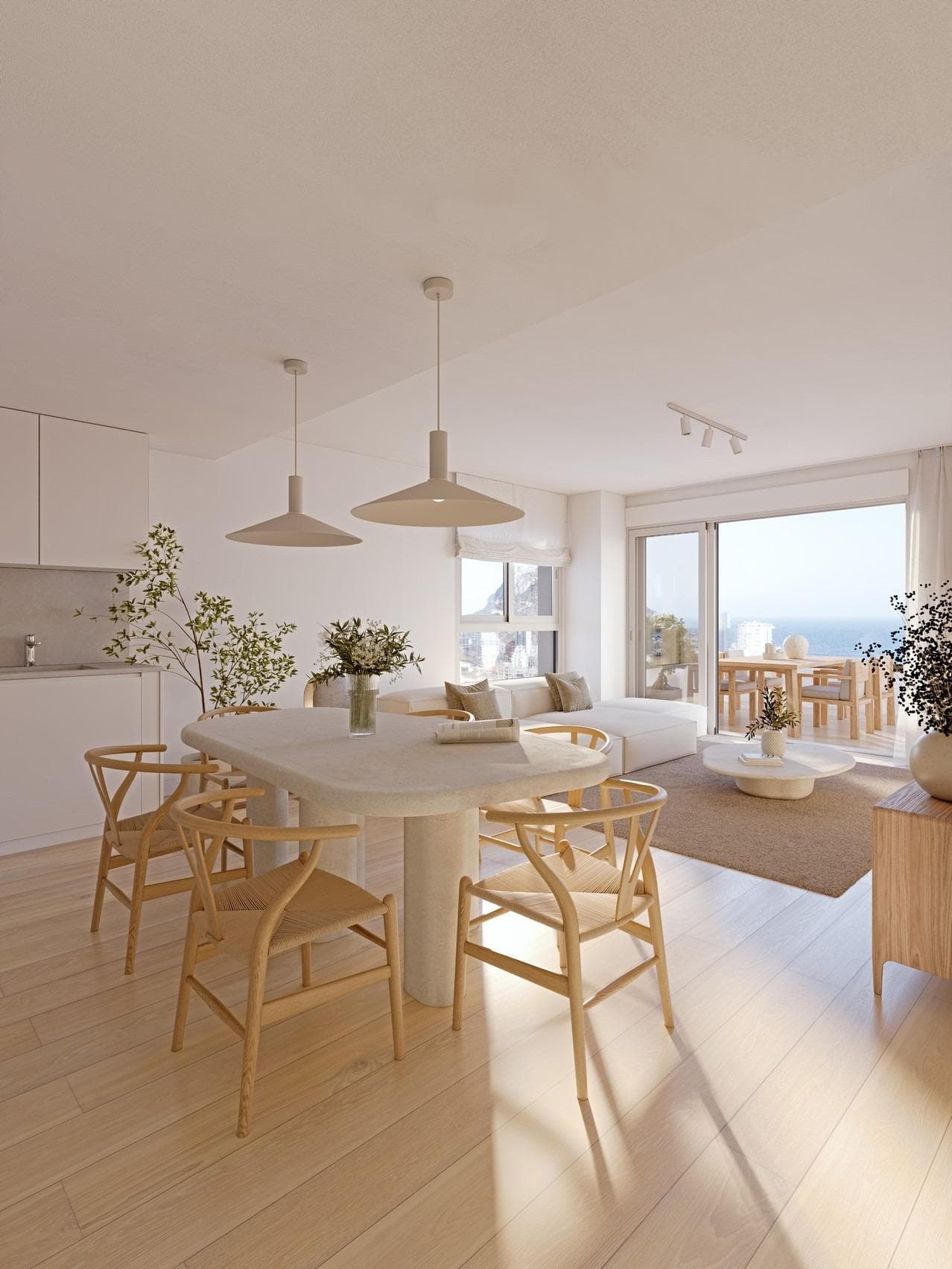 Wunderschöne Neubauwohnung mit 2 Schlafzimmern, nur 450 m vom Strand in Calpe entfernt Die Vorschau 5