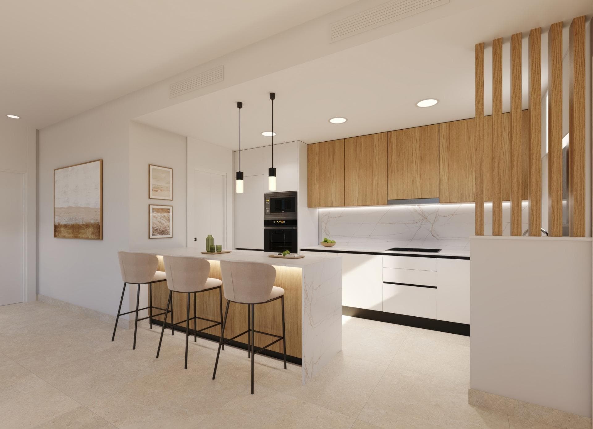 Einstöckige Villa mit 3 Schlafzimmern und privatem Pool im Hacienda del Álamo Golf Resort, Vorschau 4