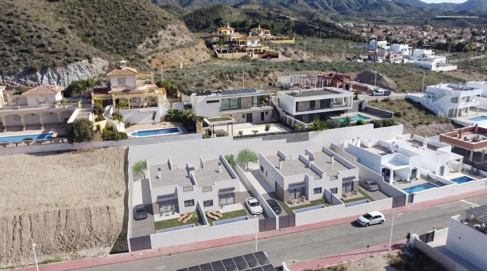 Doppelhaushälfte mit 3 Schlafzimmern und privatem Pool zum Verkauf im Mazarrón Country Clu Vorschau 4