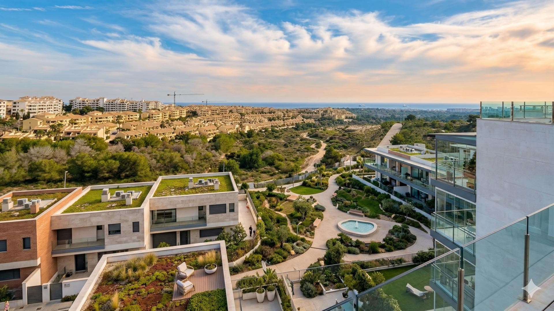 Este espectacular ático en la exclusiva zona de Lomas de Campoamor ofrece una combinación 