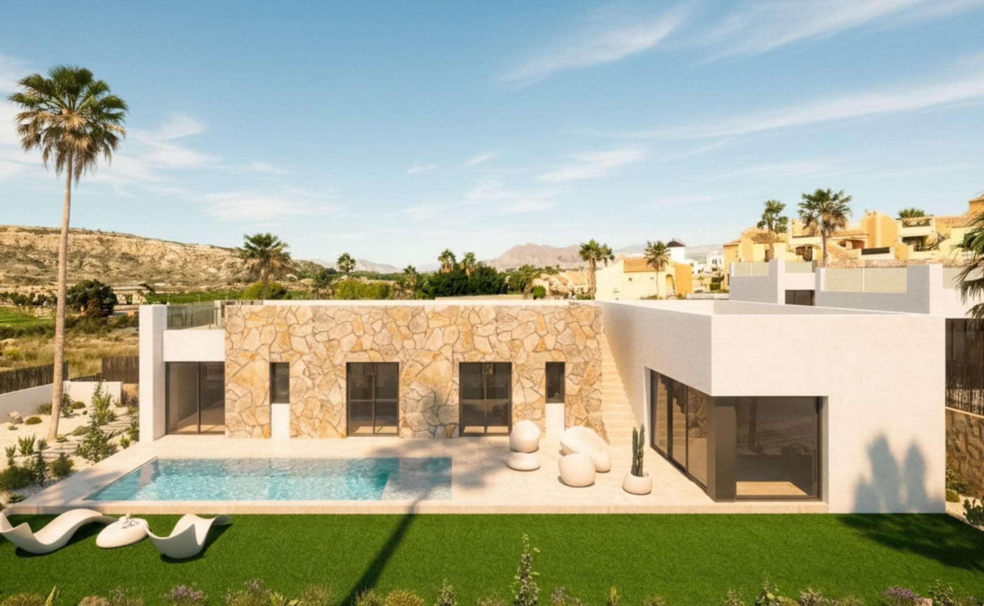 Neubauvilla mit 3 Schlafzimmern und privatem Pool zum Verkauf in La Finca Golf (Algorfa) Vorschau 4