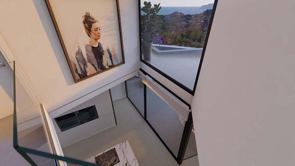 Neue Luxusvilla zum Verkauf mit 4 Schlafzimmern und Meerblick in Benitachell Exklusive Vil Vorschau 3