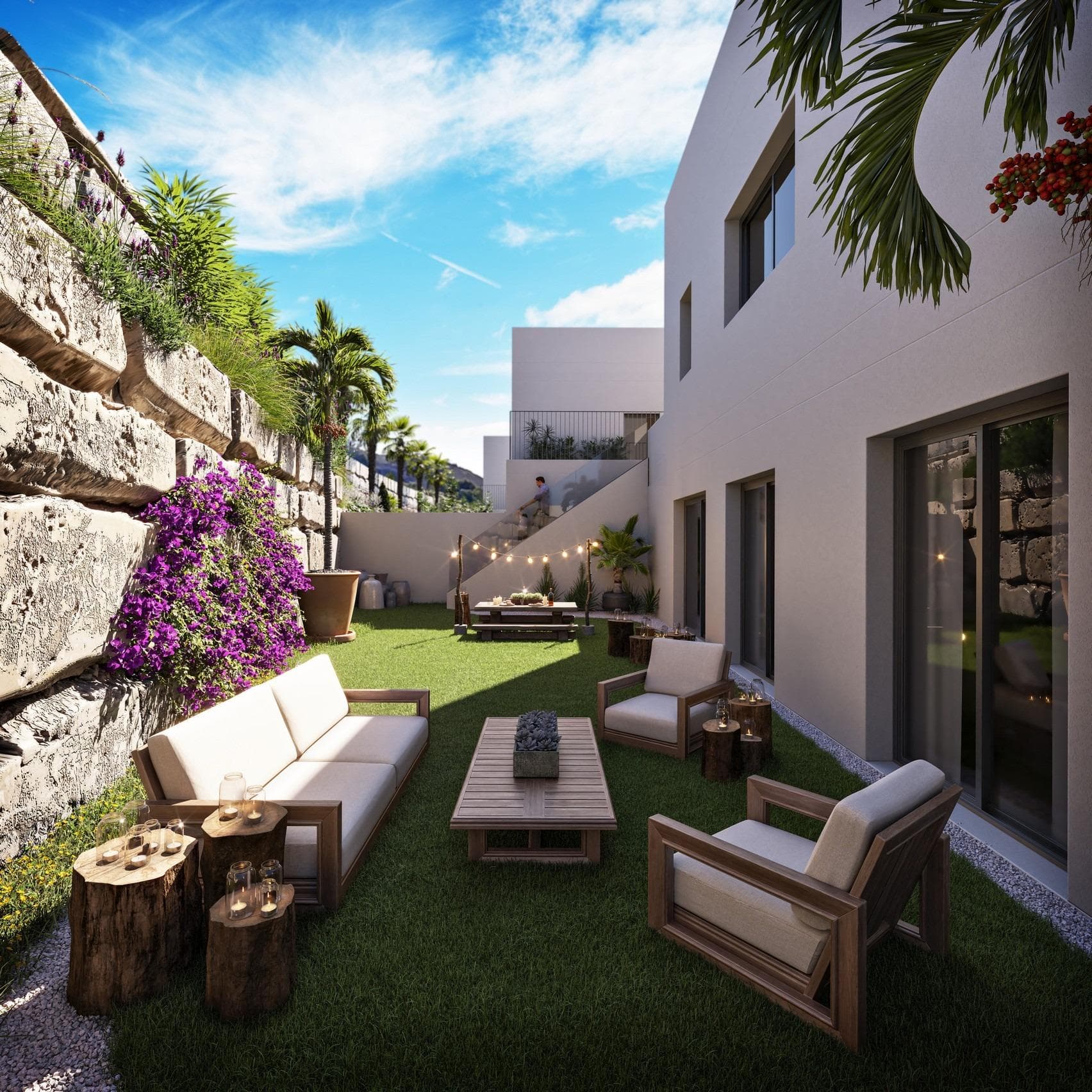 Luxusvilla mit 3 Schlafzimmern, privatem Pool und Panoramameerblick in Finestrat Neubauvil Vorschau 4