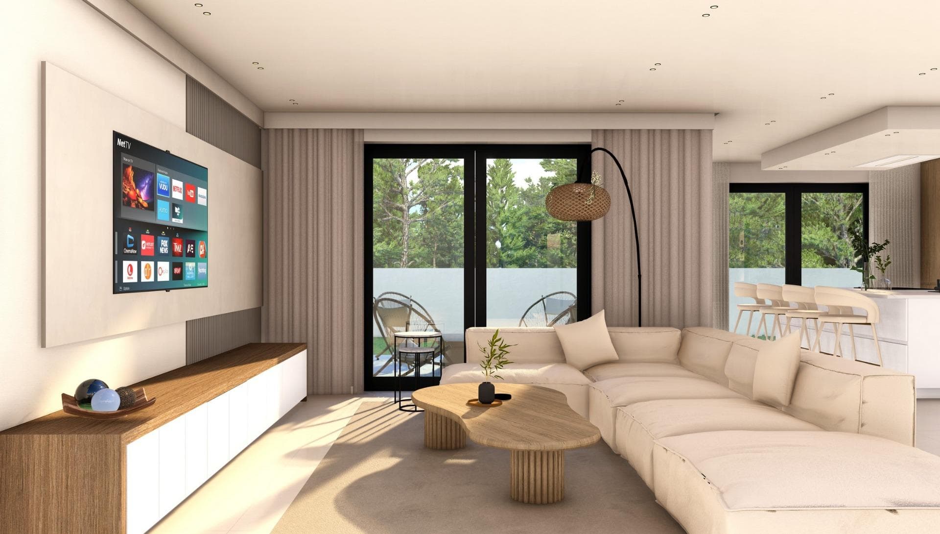 Exklusive einstöckige Villa mit 4 Schlafzimmern und privatem Pool in Finestrat Vorschau 4