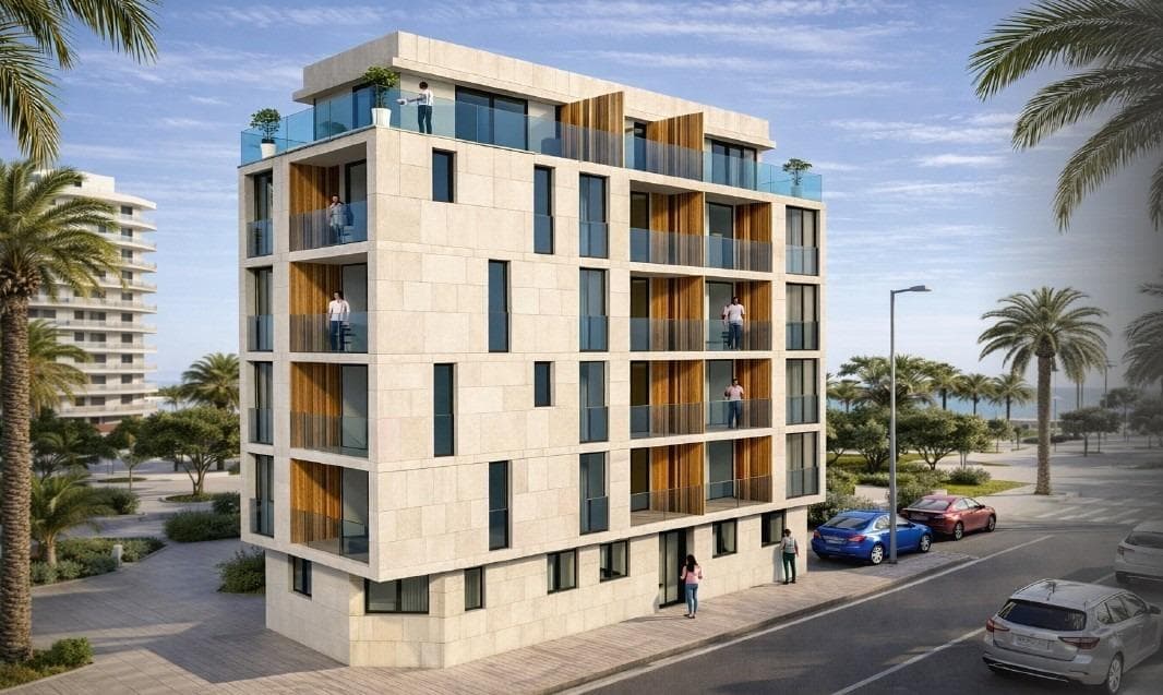 Neubauwohnung mit 1 Schlafzimmer nur 400 m vom Strand in Torrevieja entfernt Vorschau 2