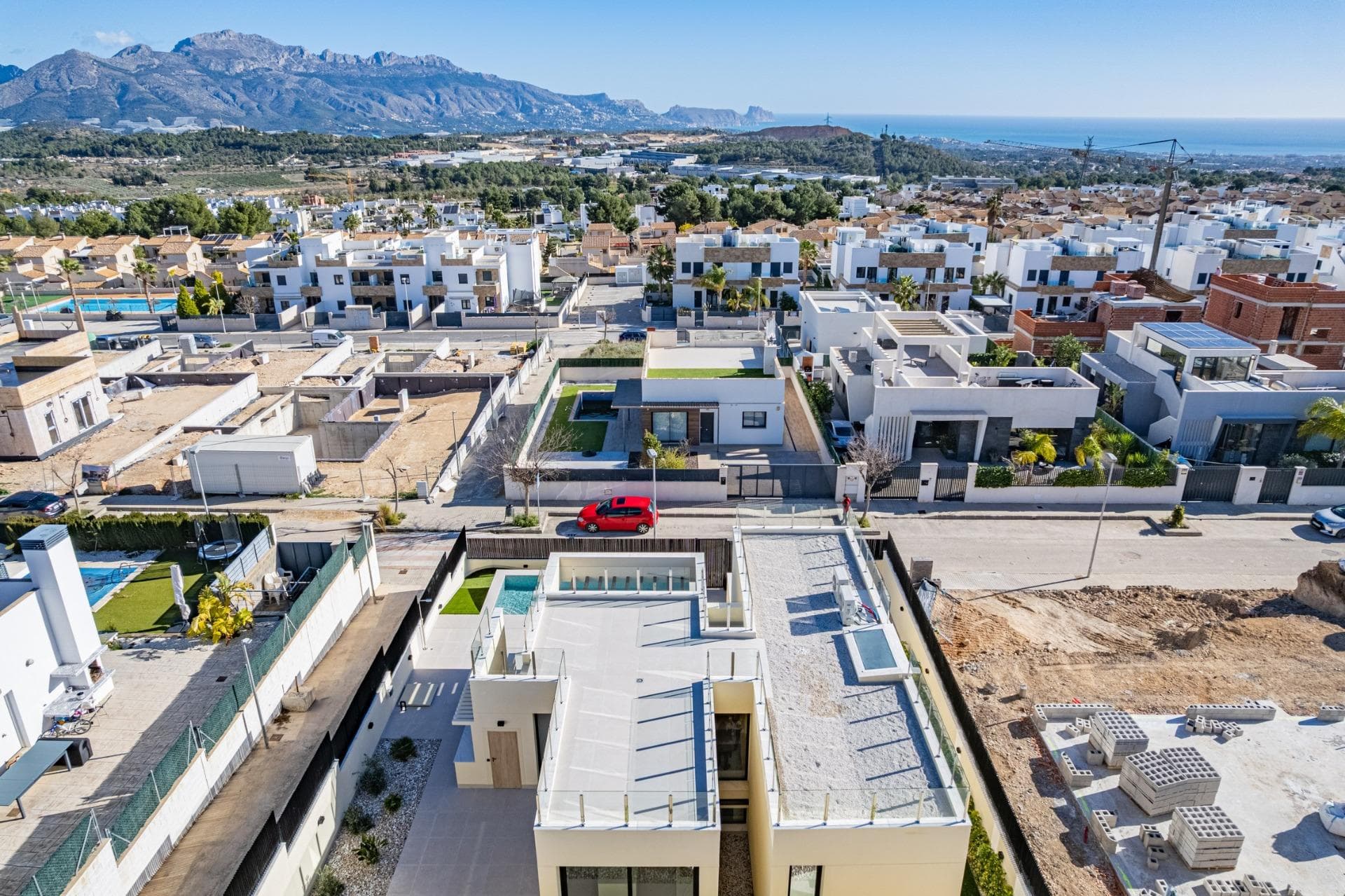 Neue schlüsselfertige Villa mit 4 Schlafzimmern und Meerblick zum Verkauf in La Alberca, P Vorschau 3