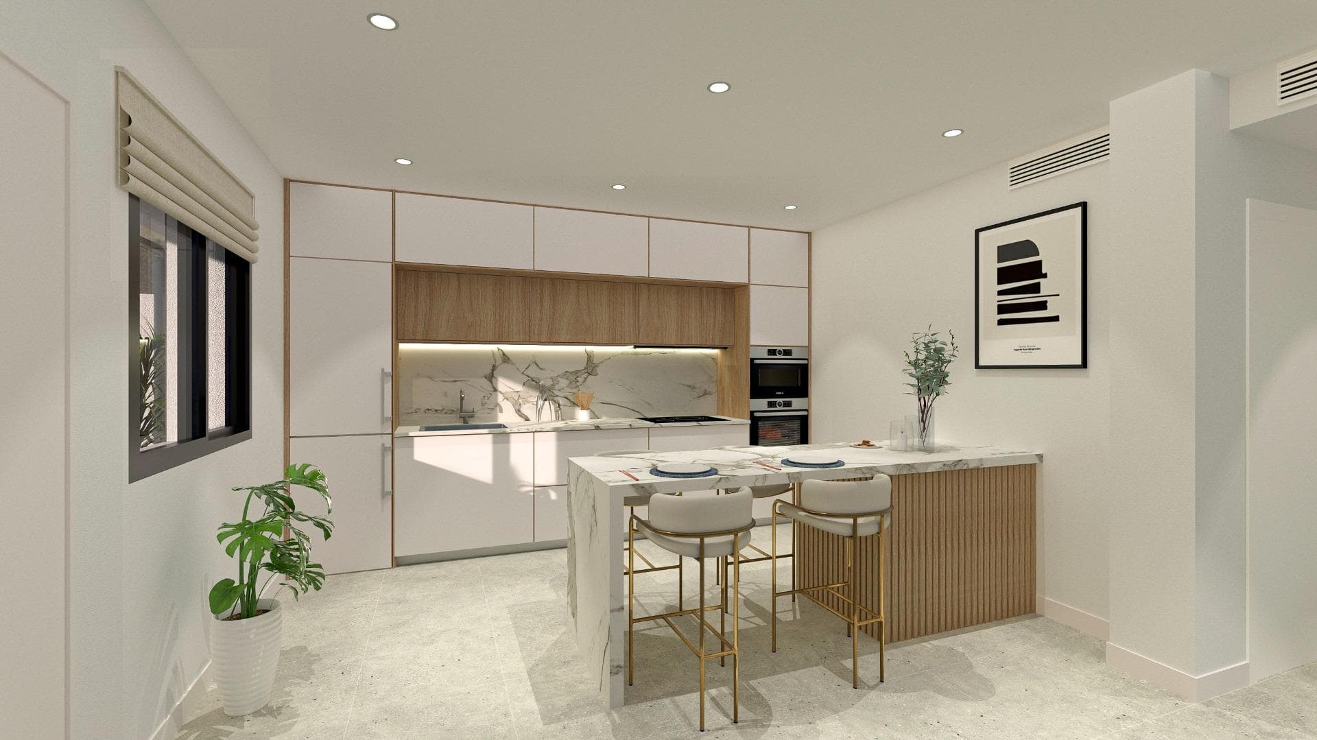 Obergeschosswohnung mit 2 Schlafzimmern und privatem Solarium zu verkaufen, nur wenige Sch Vorschau 3